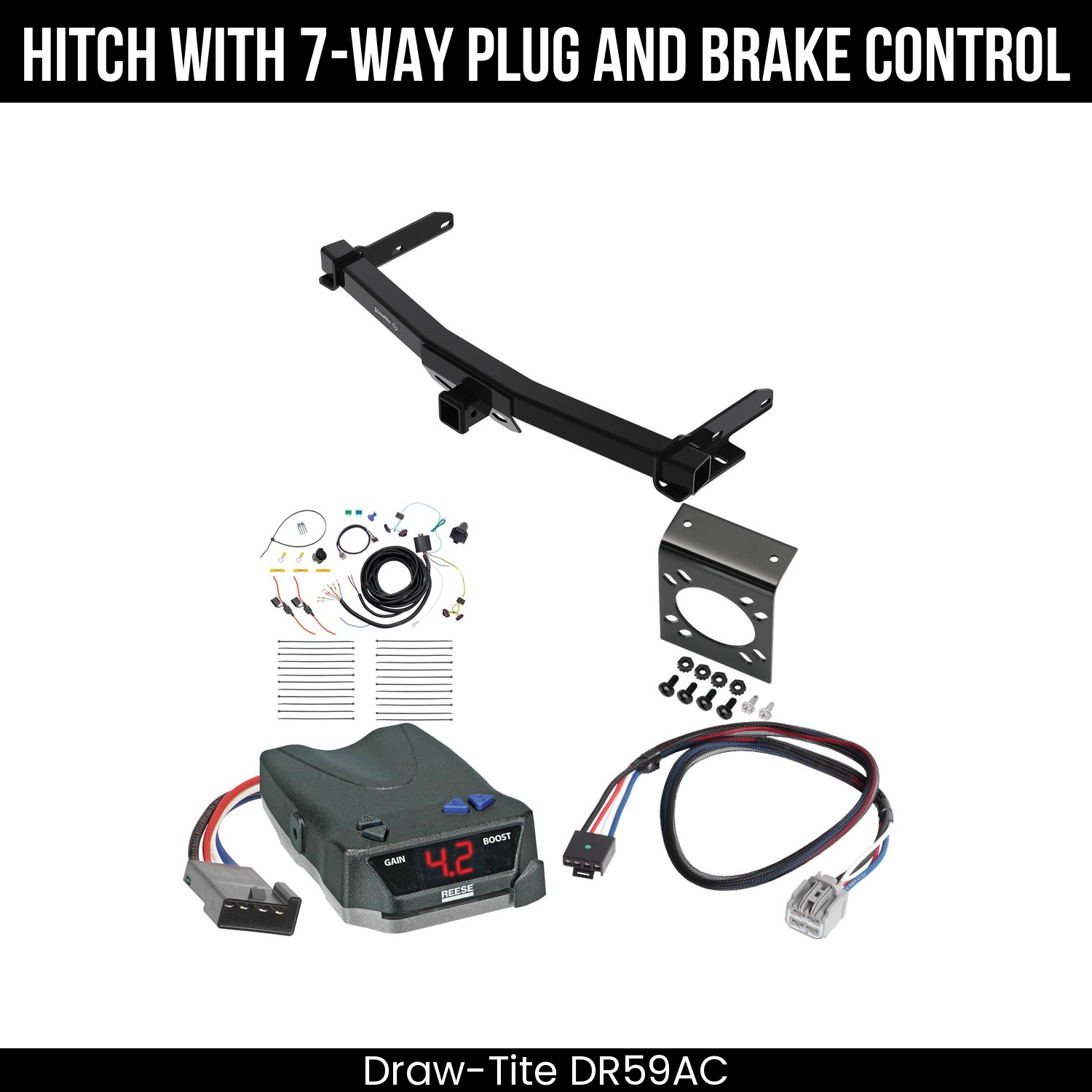 Trailer Hitch , 7-Way , Reese Brake EVN Control