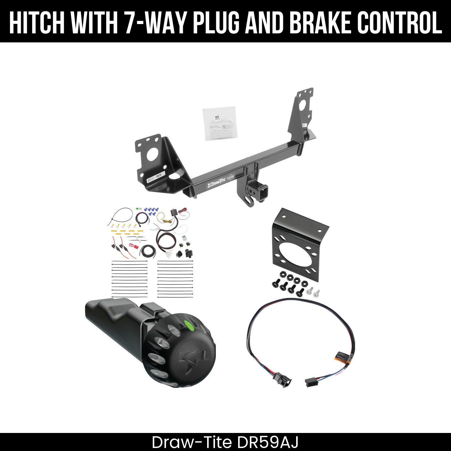 Trailer Hitch , 7-Way , Tekonsha Voyager iD Smart Brake Control