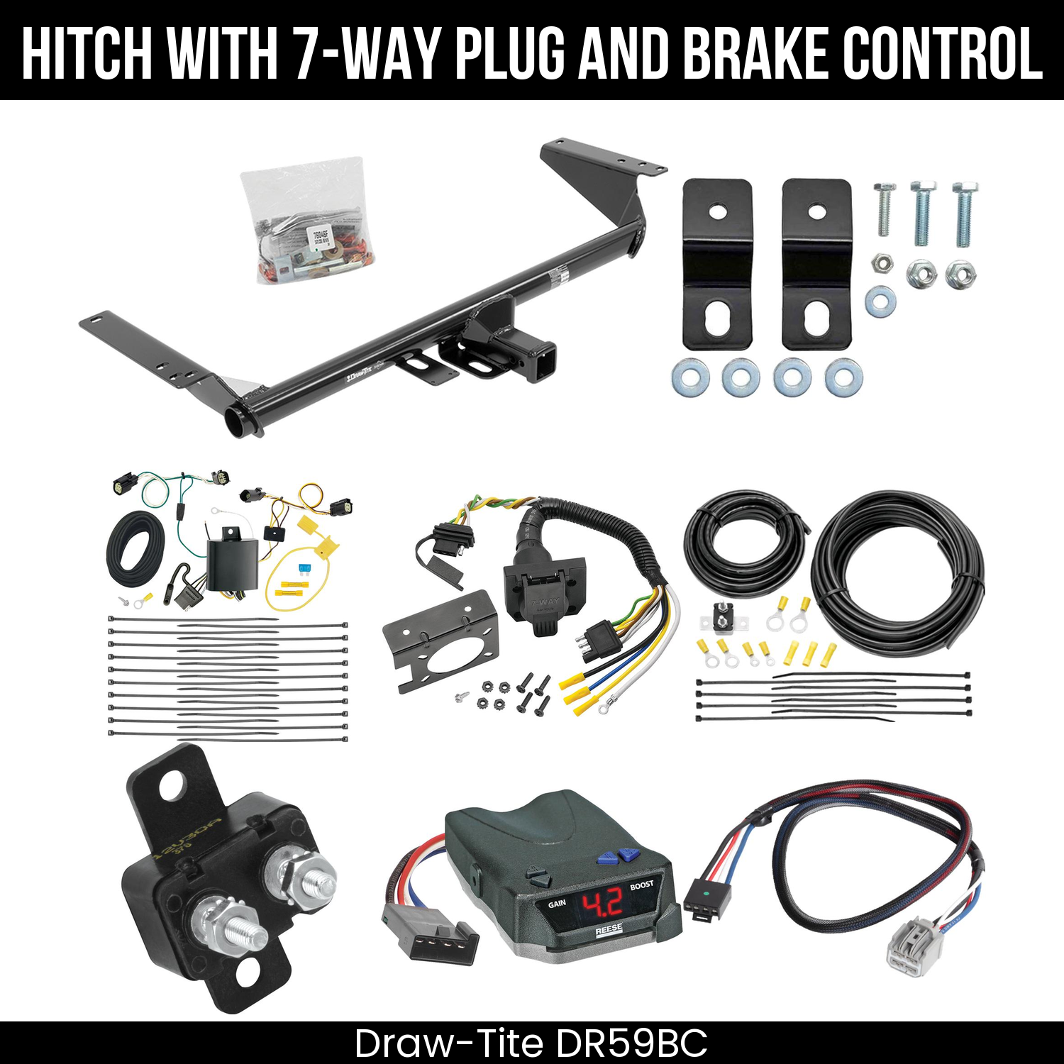 Trailer Hitch , 7-Way , Reese Brake EVN Control