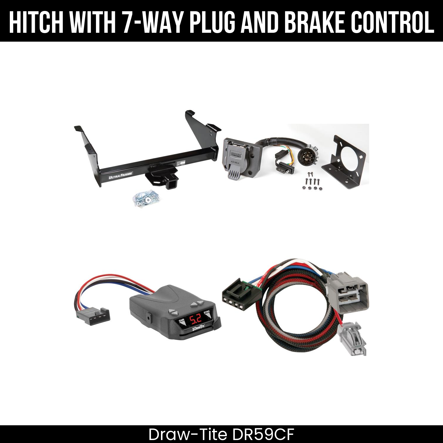 Trailer Hitch , 7-Way , Draw-Tite Activator IV Brake Control