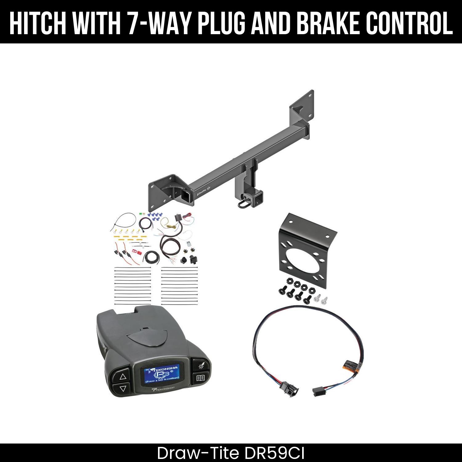 Trailer Hitch , 7-Way , Tekonsha Prodigy P3 Brake Control
