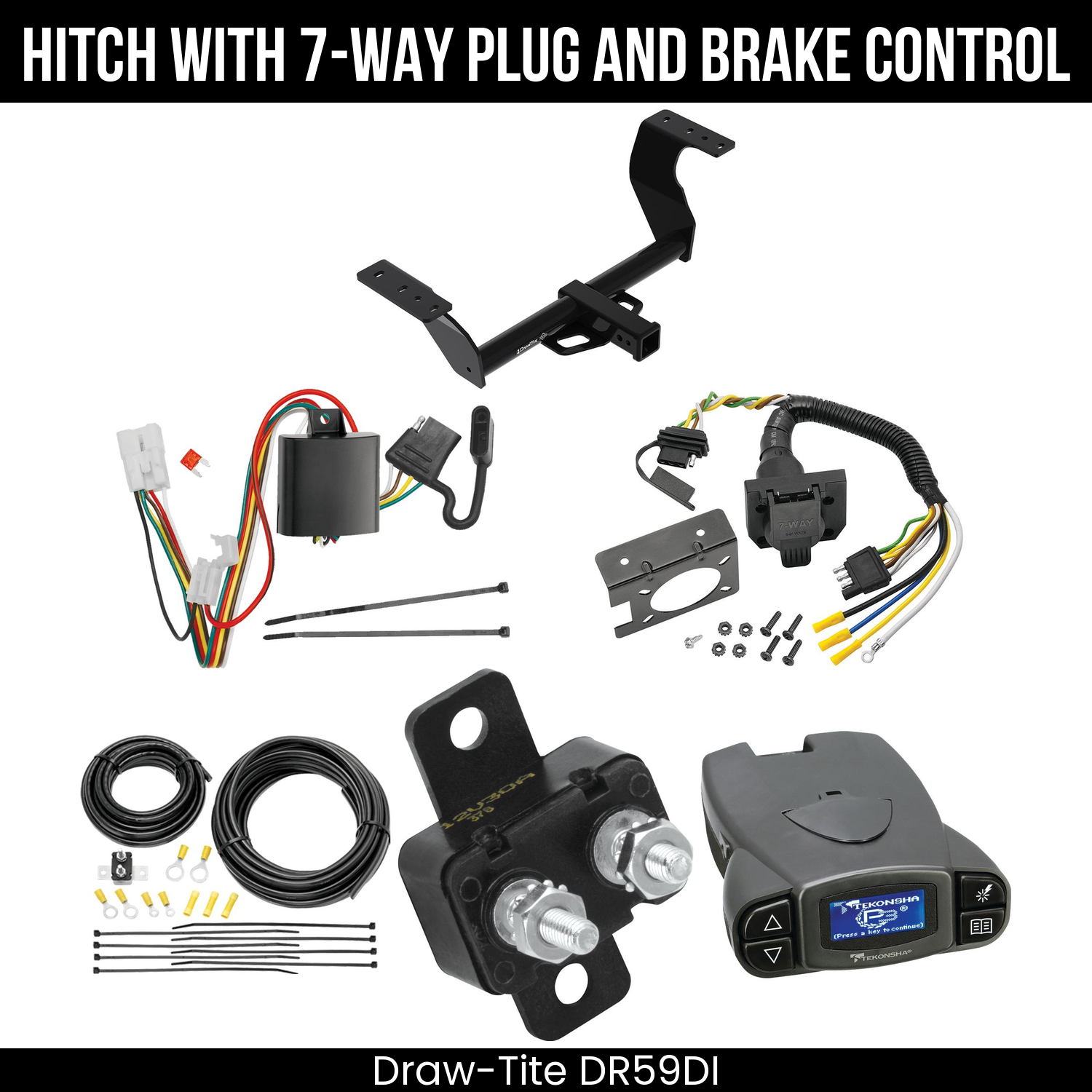 Trailer Hitch , 7-Way , Tekonsha Prodigy P3 Brake Control