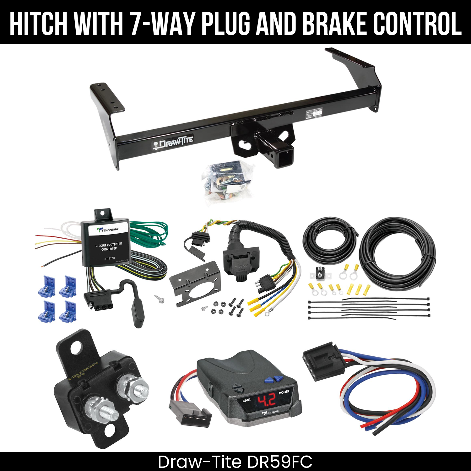 Trailer Hitch , 7-Way , Tekonsha Brake EVN Control