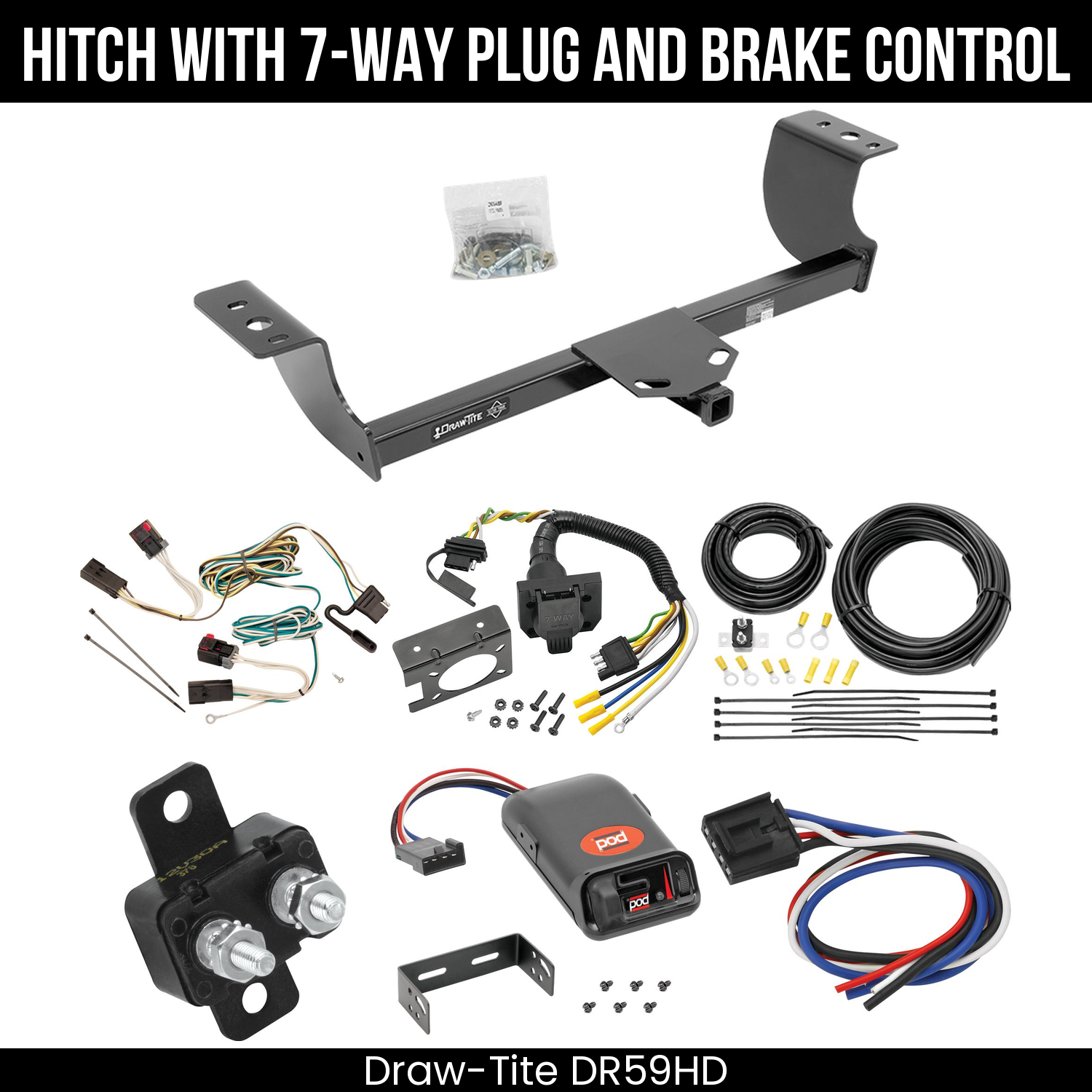 Trailer Hitch , 7-Way , Pro Series POD Brake Control