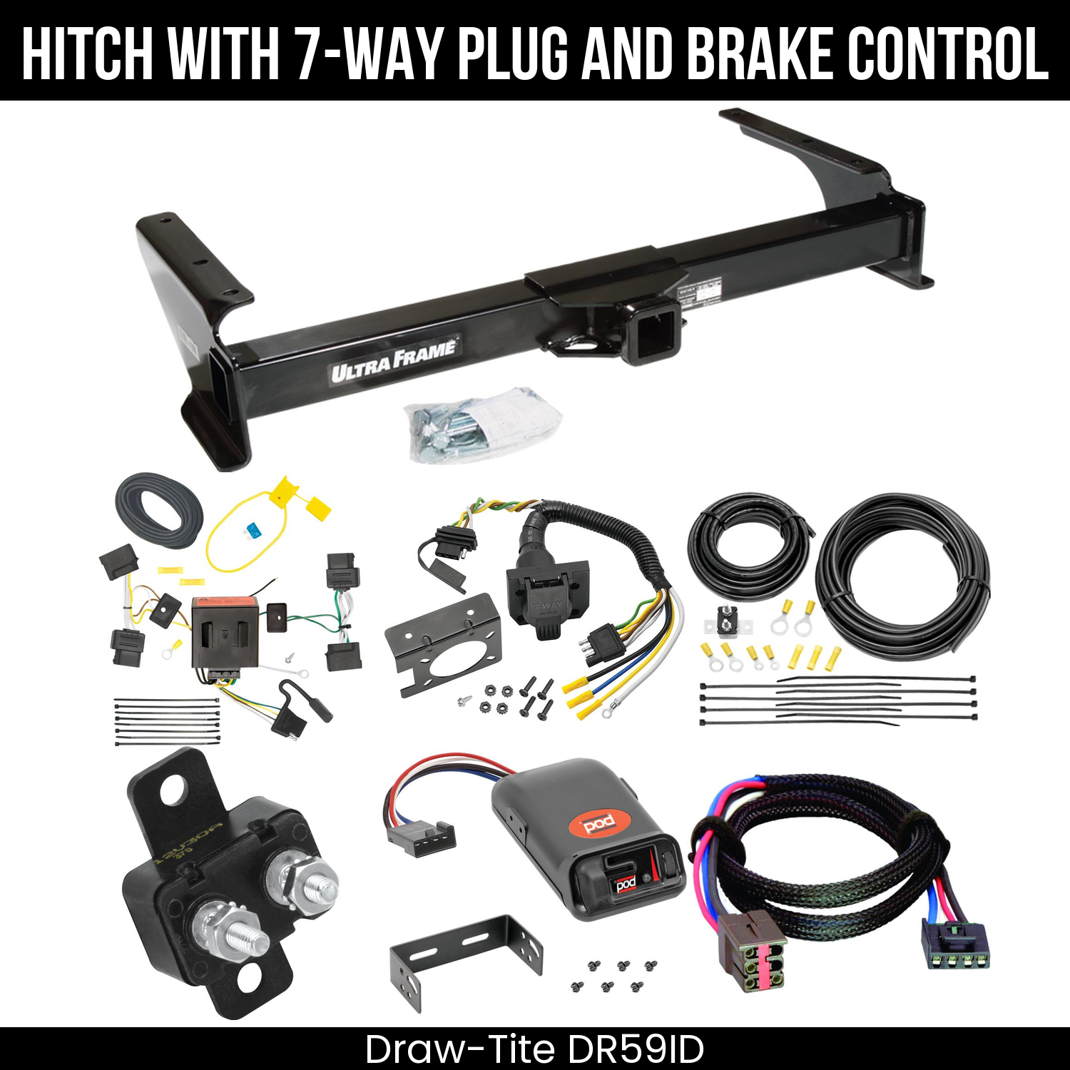 Trailer Hitch , 7-Way , Pro Series POD Brake Control
