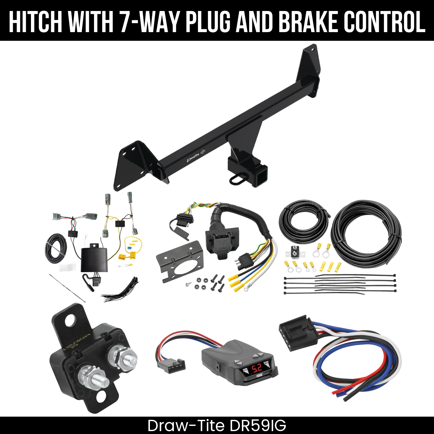 Trailer Hitch , 7-Way , Reese Brakeman IV Brake Control