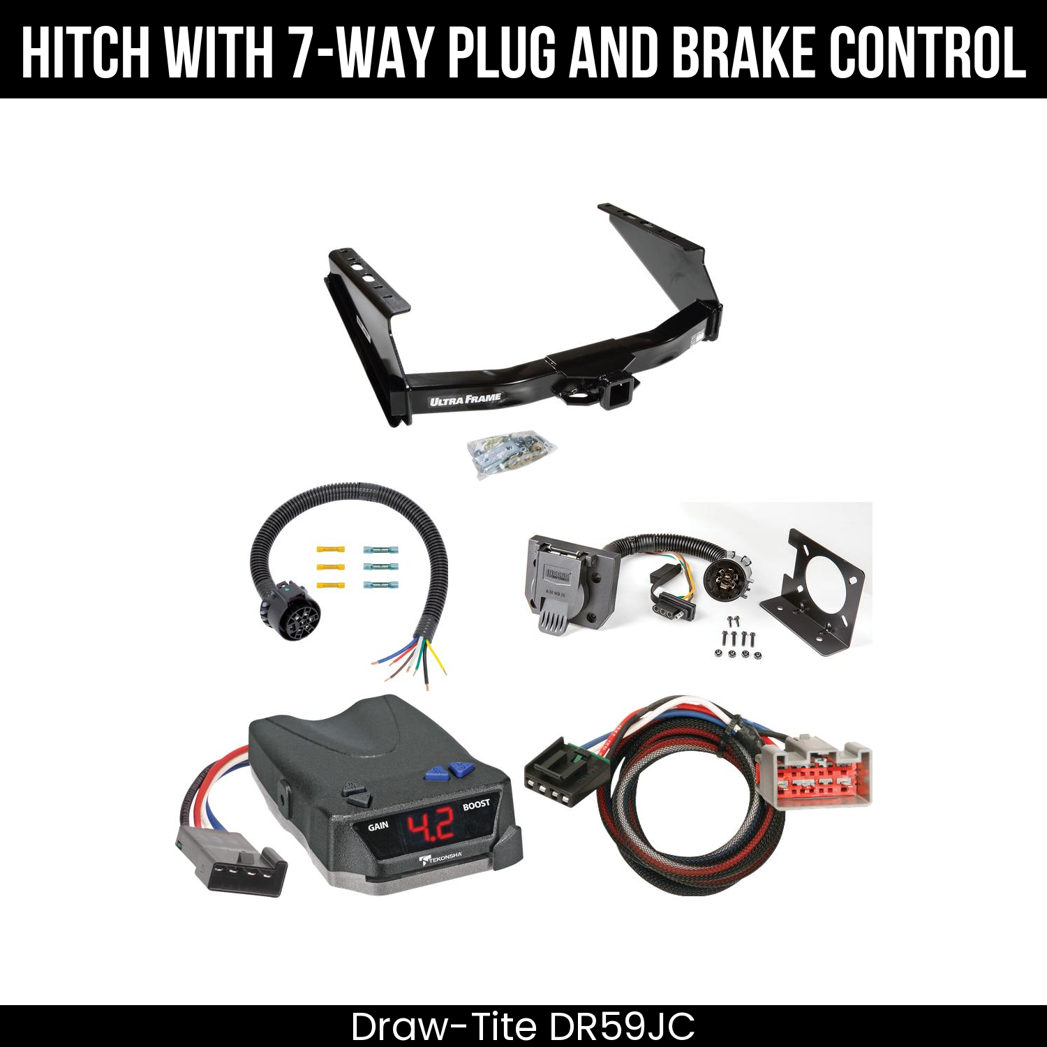 Trailer Hitch , 7-Way , Tekonsha Brake EVN Control