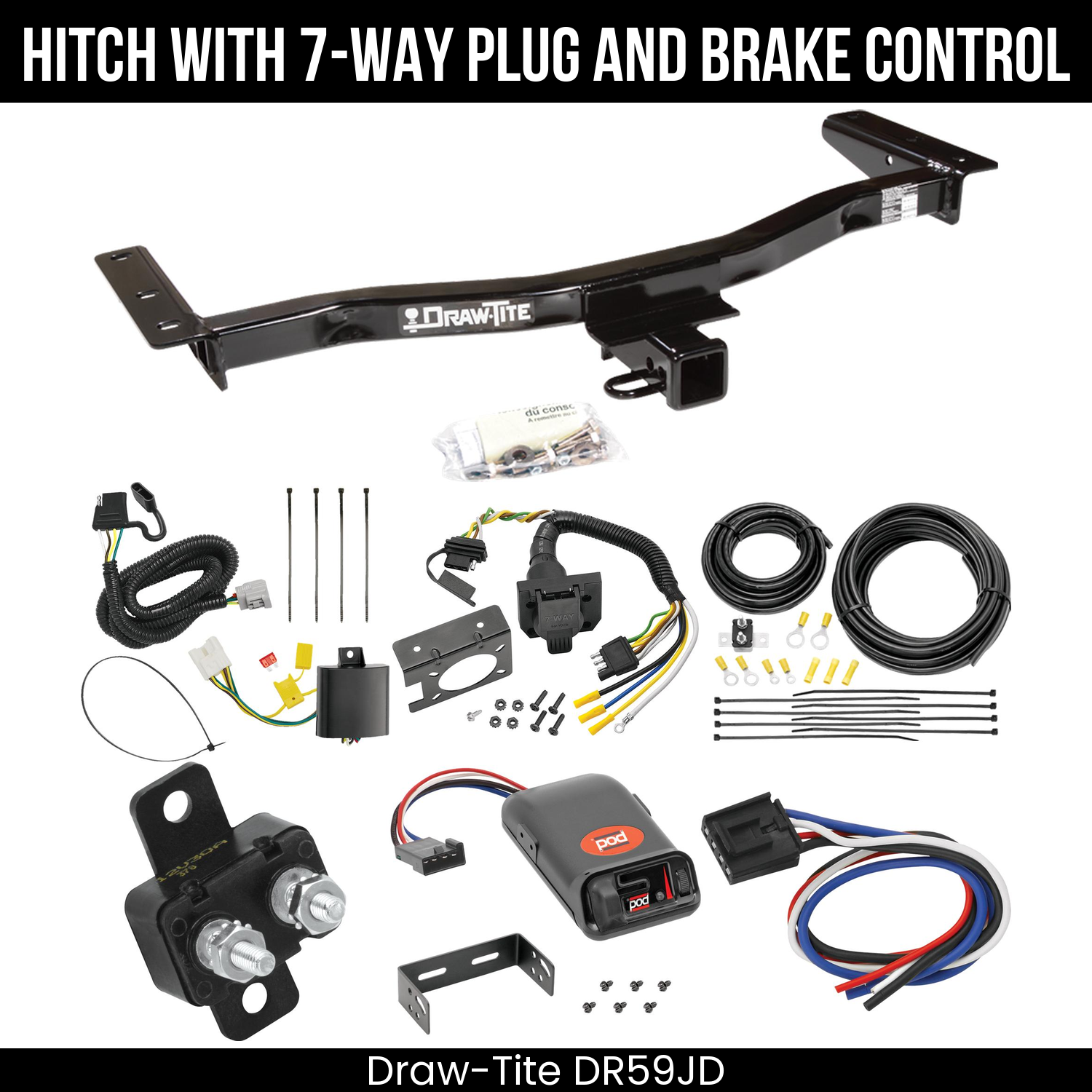 Trailer Hitch , 7-Way , Pro Series POD Brake Control