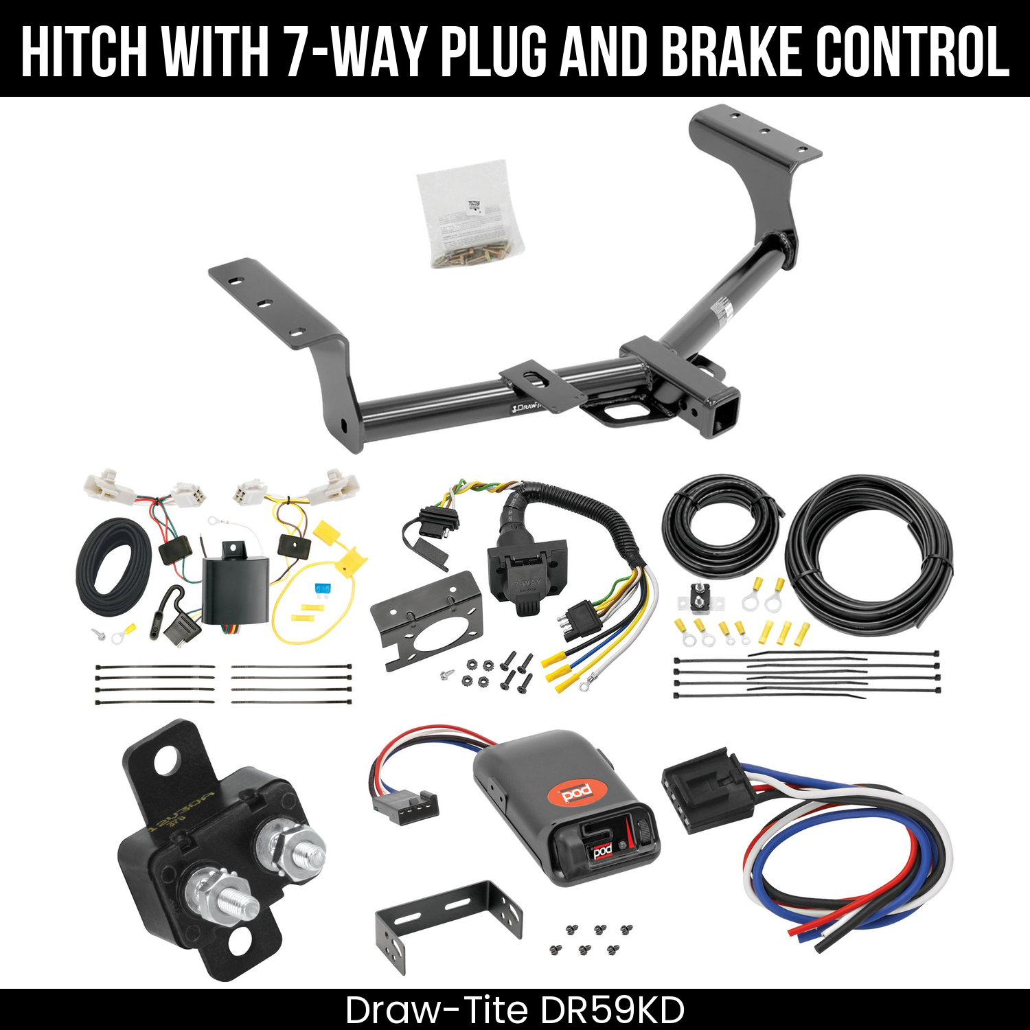 Trailer Hitch , 7-Way , Pro Series POD Brake Control
