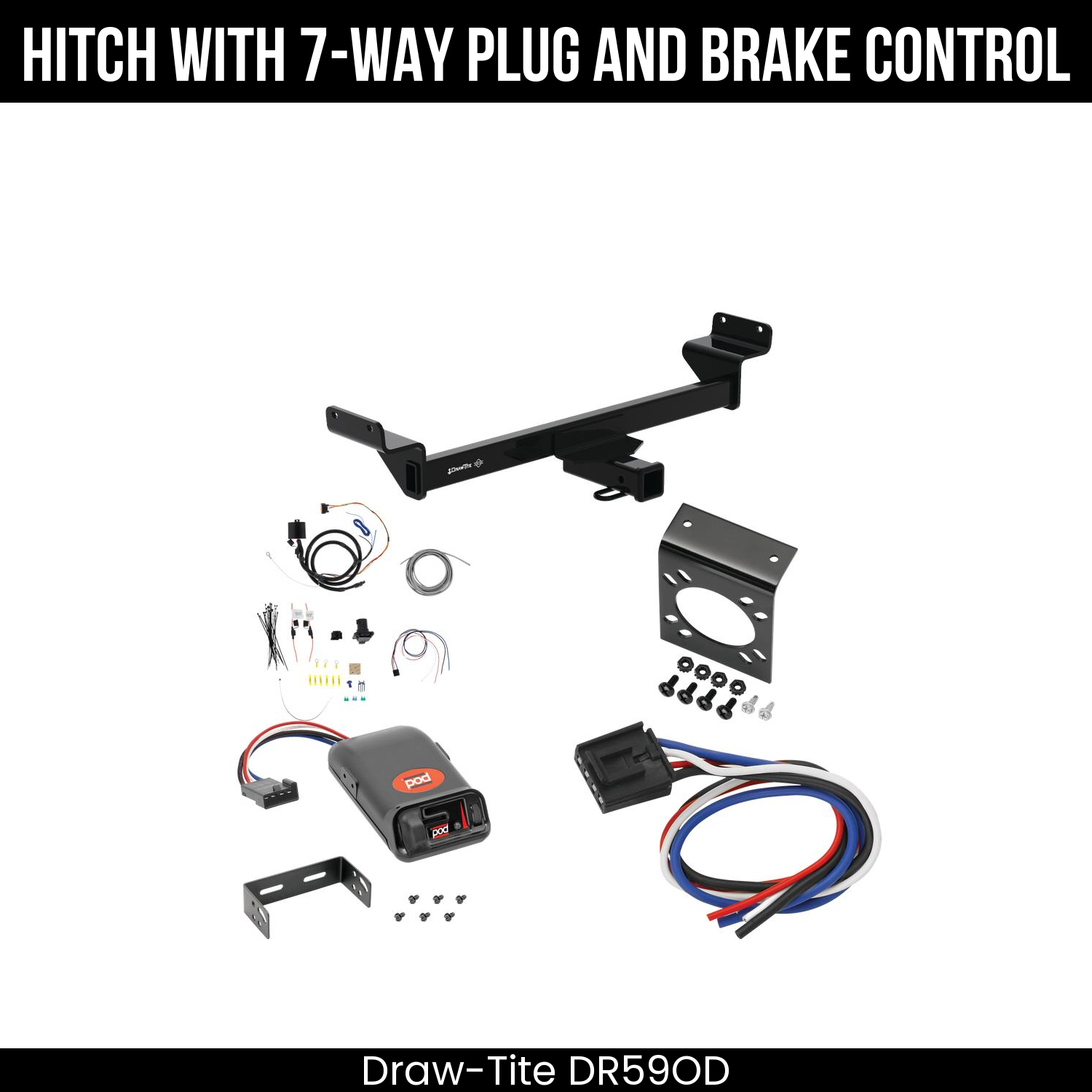 Trailer Hitch , 7-Way , Pro Series POD Brake Control