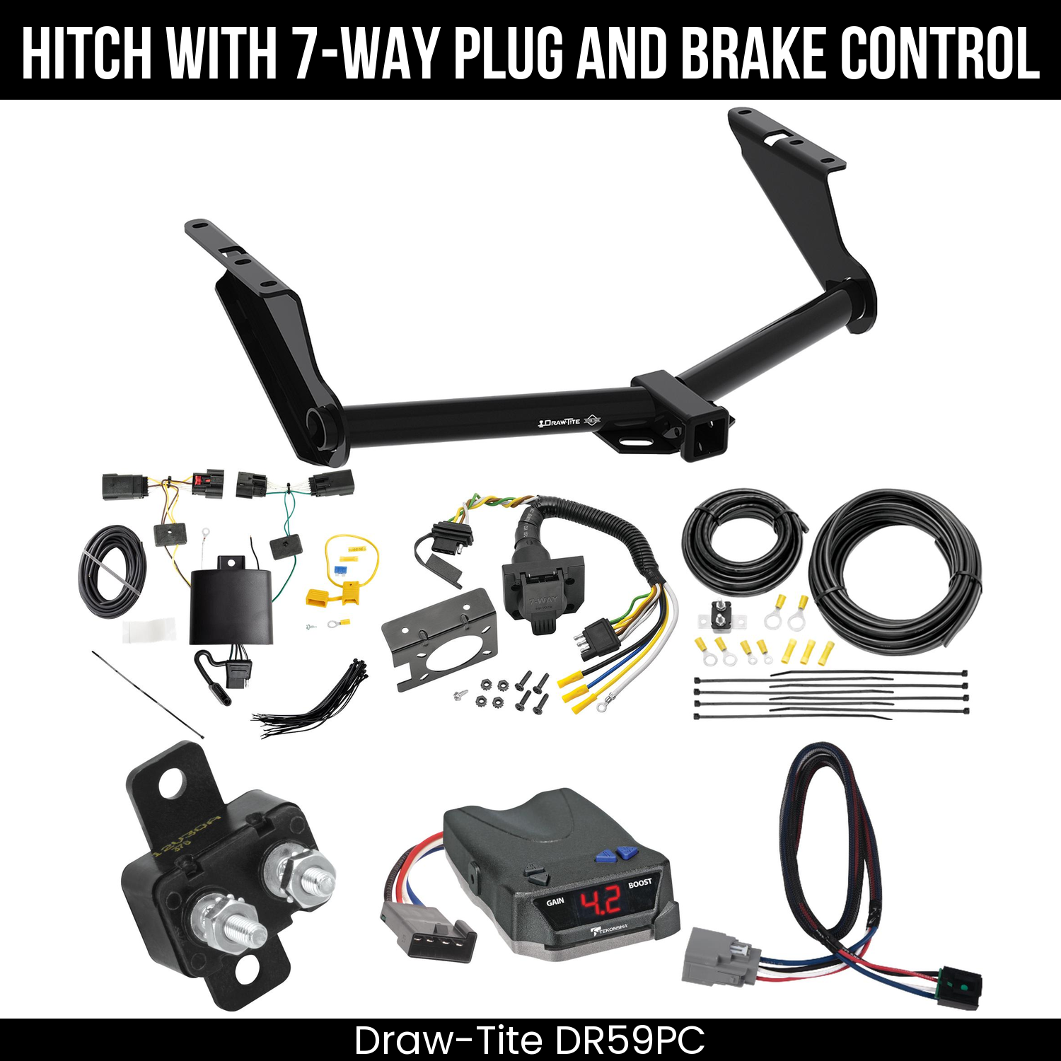 Trailer Hitch , 7-Way , Tekonsha Brake EVN Control