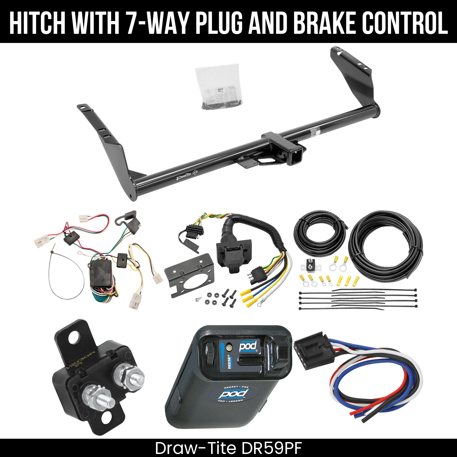 Trailer Hitch , 7-Way , Reese POD Brake Control