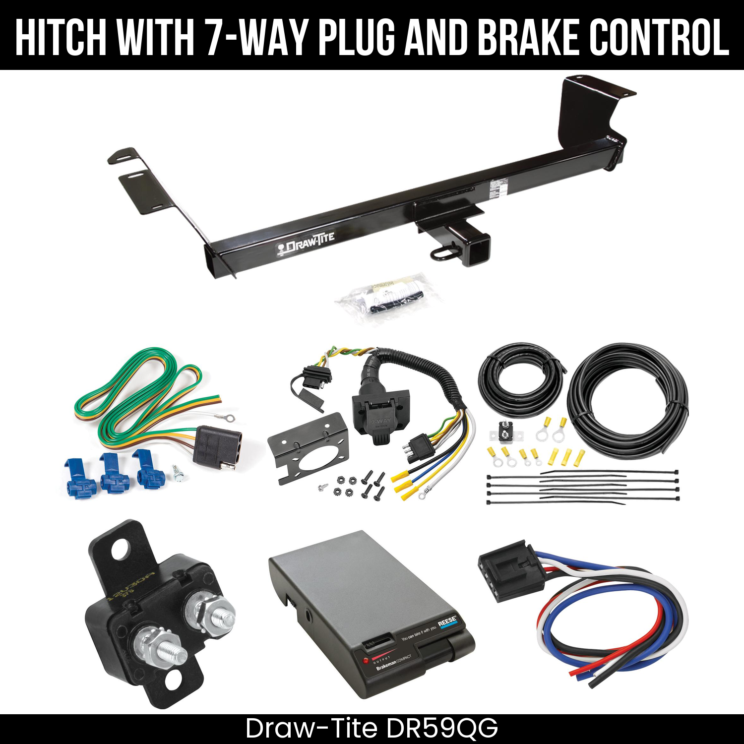 Trailer Hitch , 7-Way , Reese Brakeman Brake Control