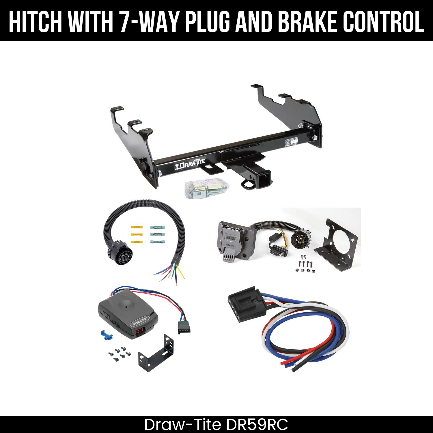 Trailer Hitch , 7-Way , Pro Series Pilot Brake Control