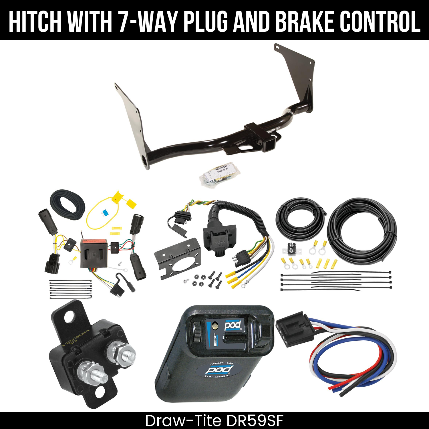 Trailer Hitch , 7-Way , Reese POD Brake Control