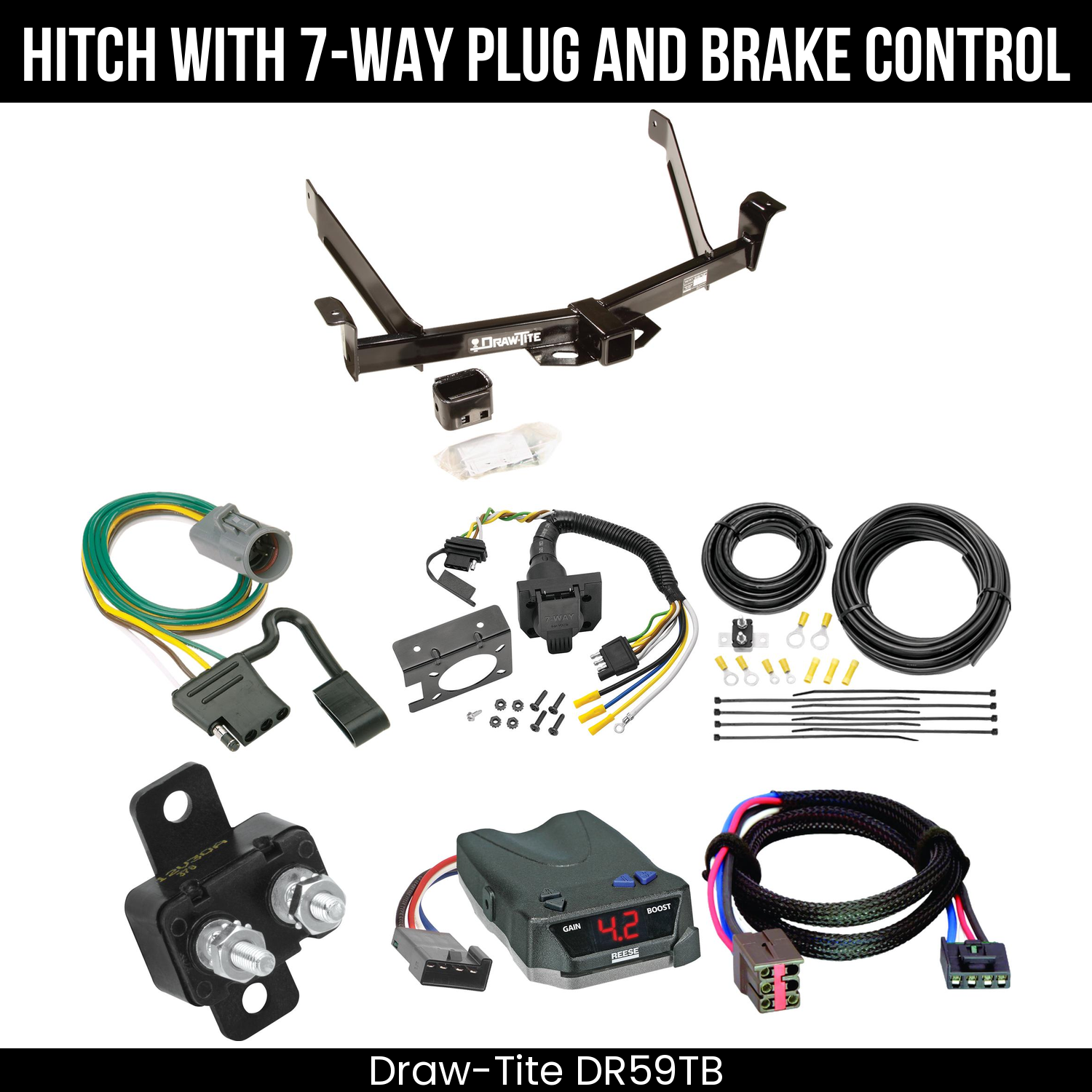 Trailer Hitch , 7-Way , Reese Brake EVN Control