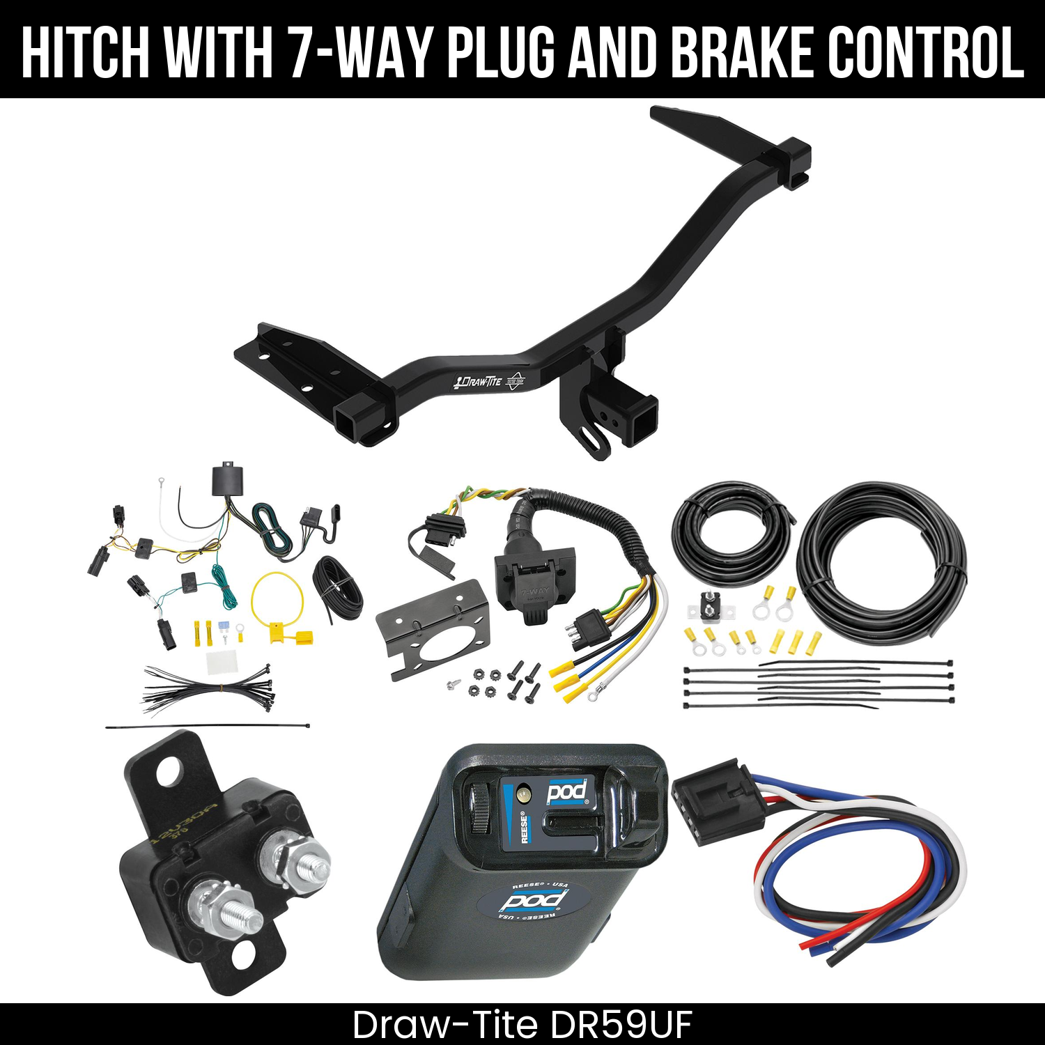 Trailer Hitch , 7-Way , Reese POD Brake Control