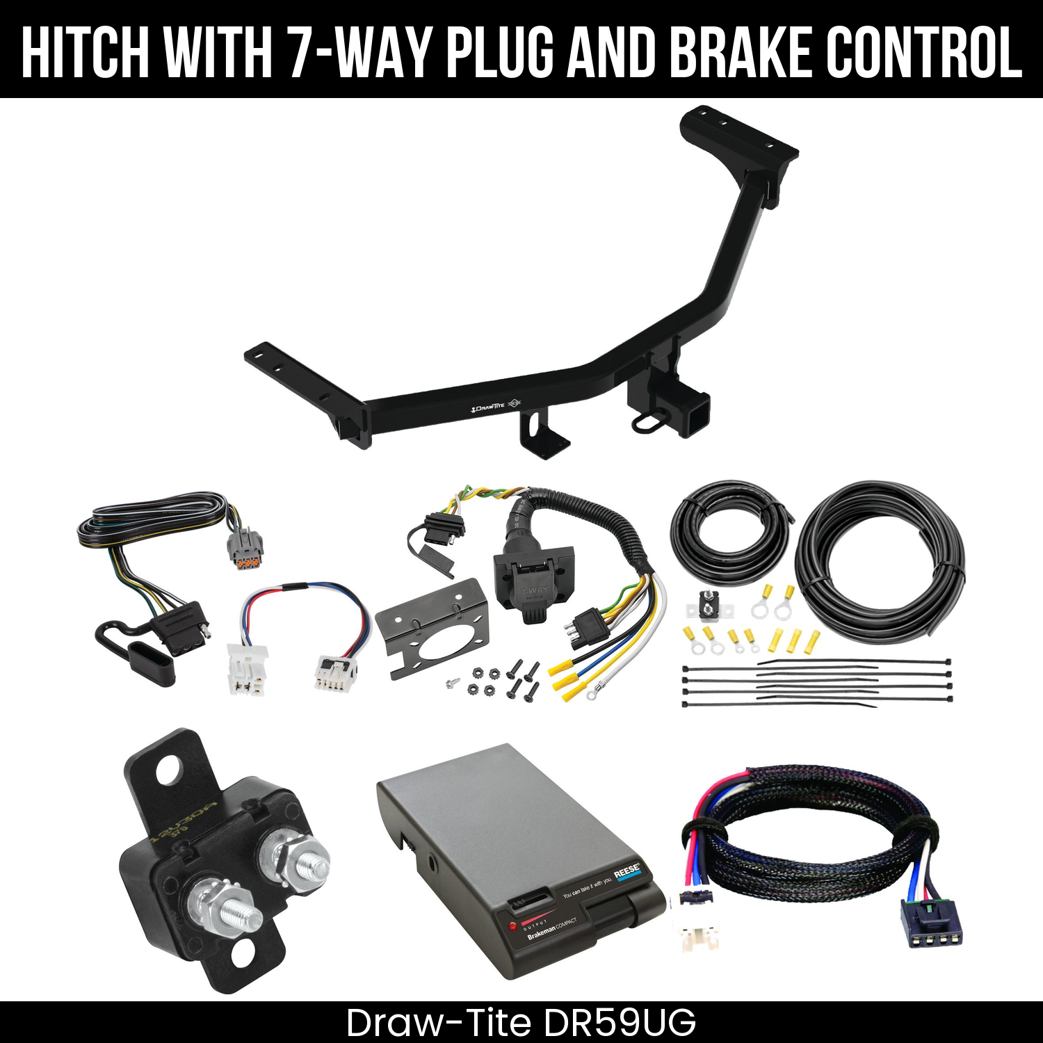 Trailer Hitch , 7-Way , Reese Brakeman Brake Control