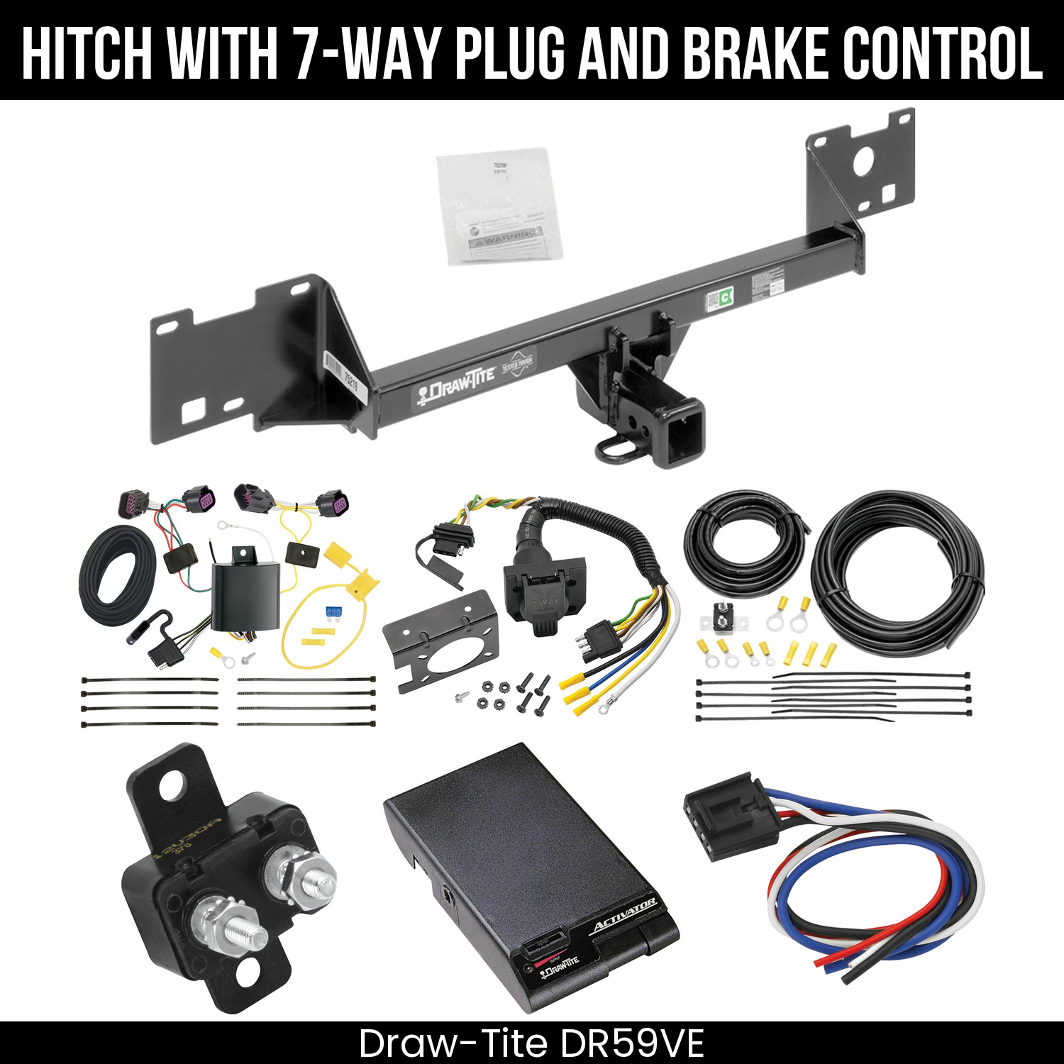Trailer Hitch , 7-Way , Draw-Tite Activator Brake Control