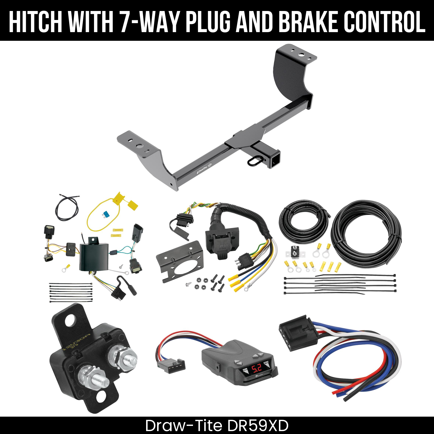 Trailer Hitch , 7-Way , Tekonsha Brakeman IV Brake Control