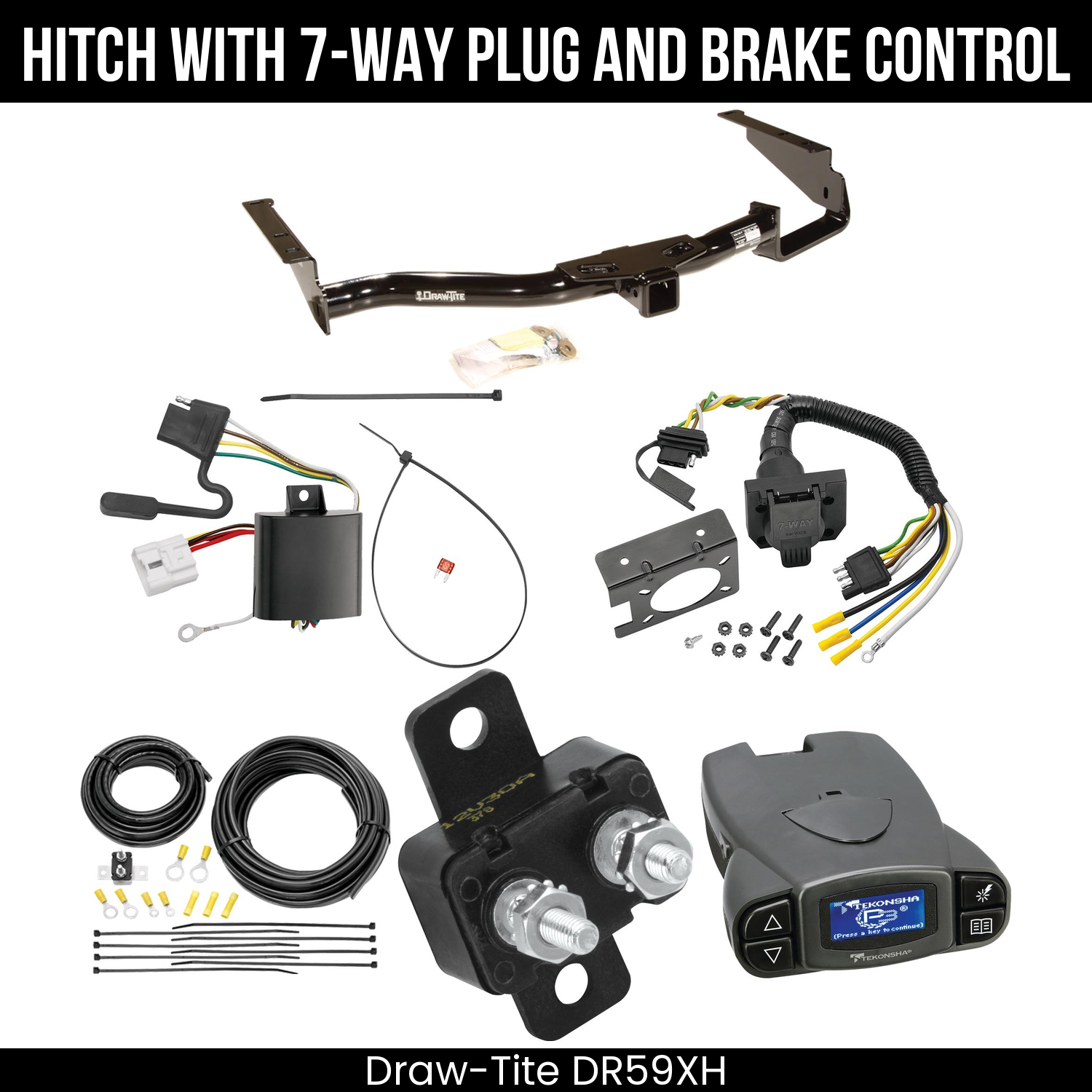 Trailer Hitch , 7-Way , Tekonsha Prodigy P3 Brake Control