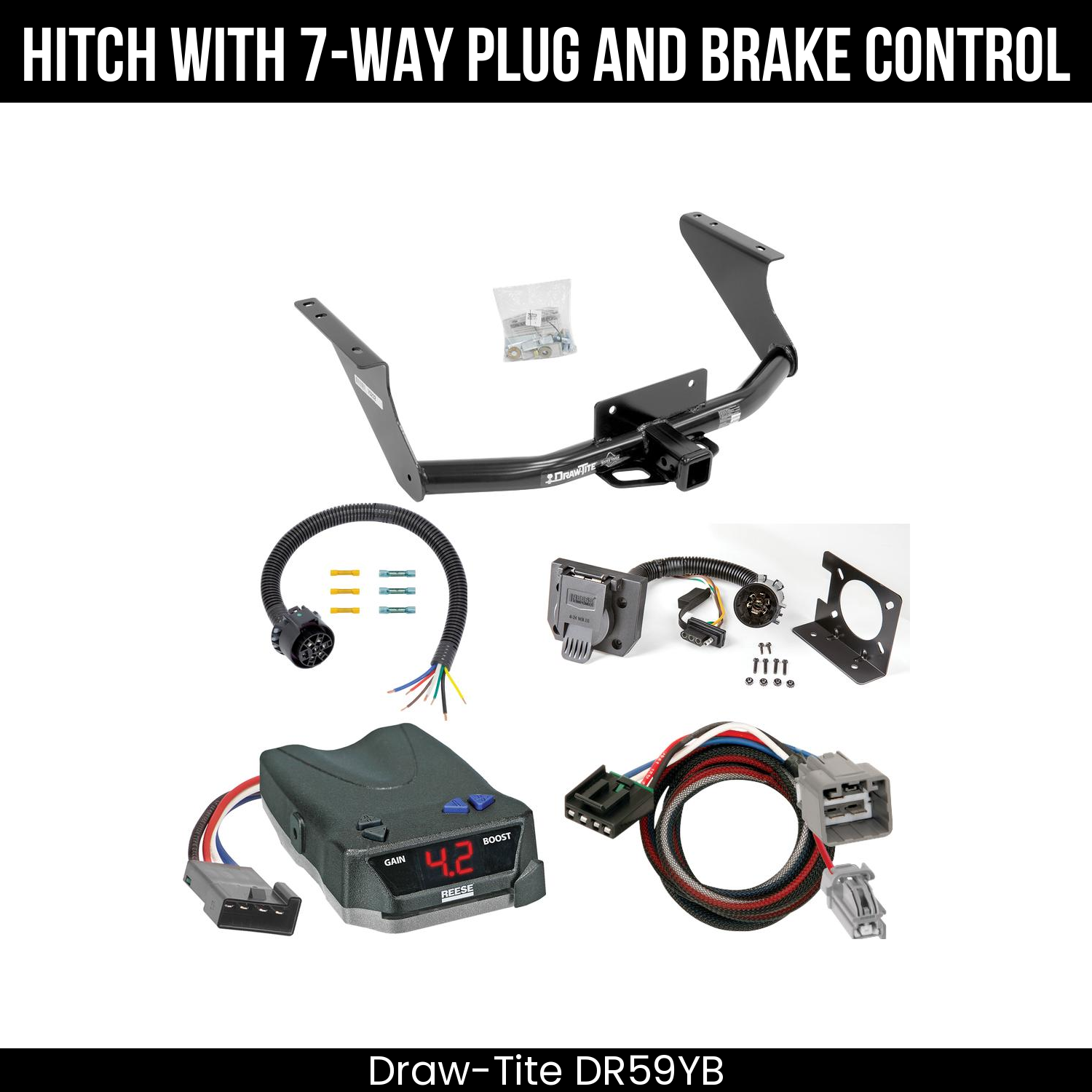 Trailer Hitch , 7-Way , Reese Brake EVN Control