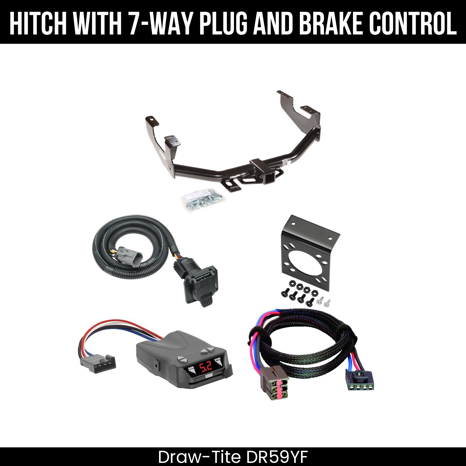 Trailer Hitch , 7-Way , Reese Brakeman IV Brake Control