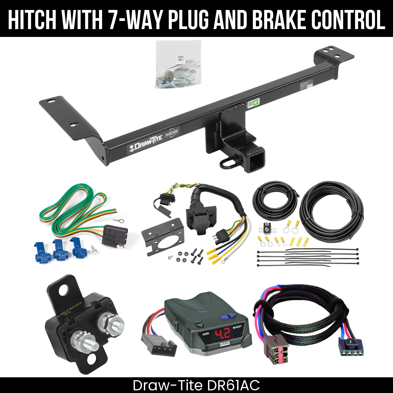 Trailer Hitch , 7-Way , Reese Brake EVN Control