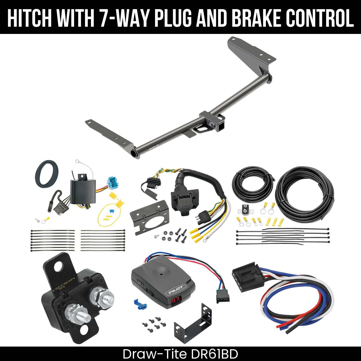 Trailer Hitch , 7-Way , Pro Series Pilot Brake Control