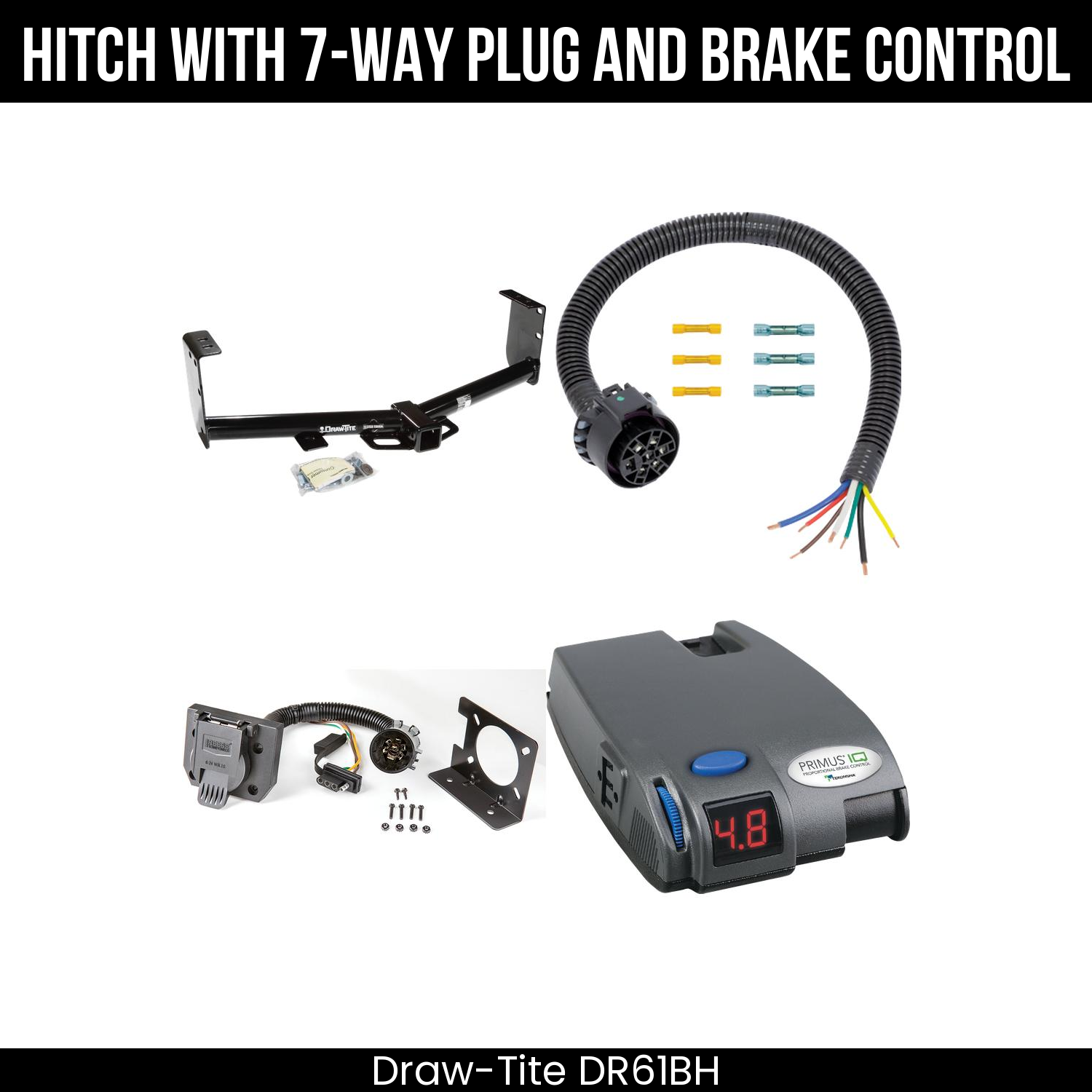 Trailer Hitch , 7-Way , Tekonsha Primus IQ Brake Control