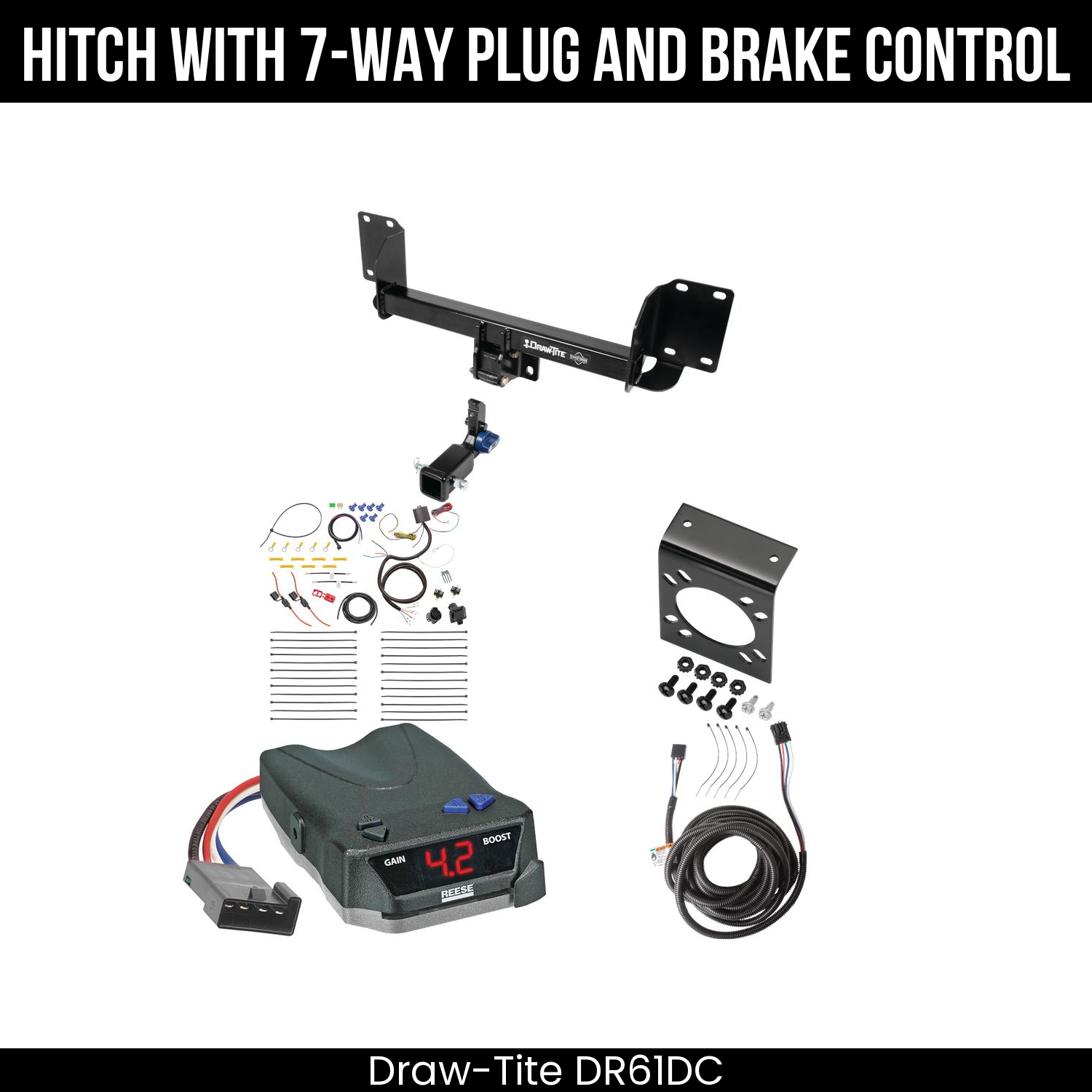 Trailer Hitch , 7-Way , Reese Brake EVN Control