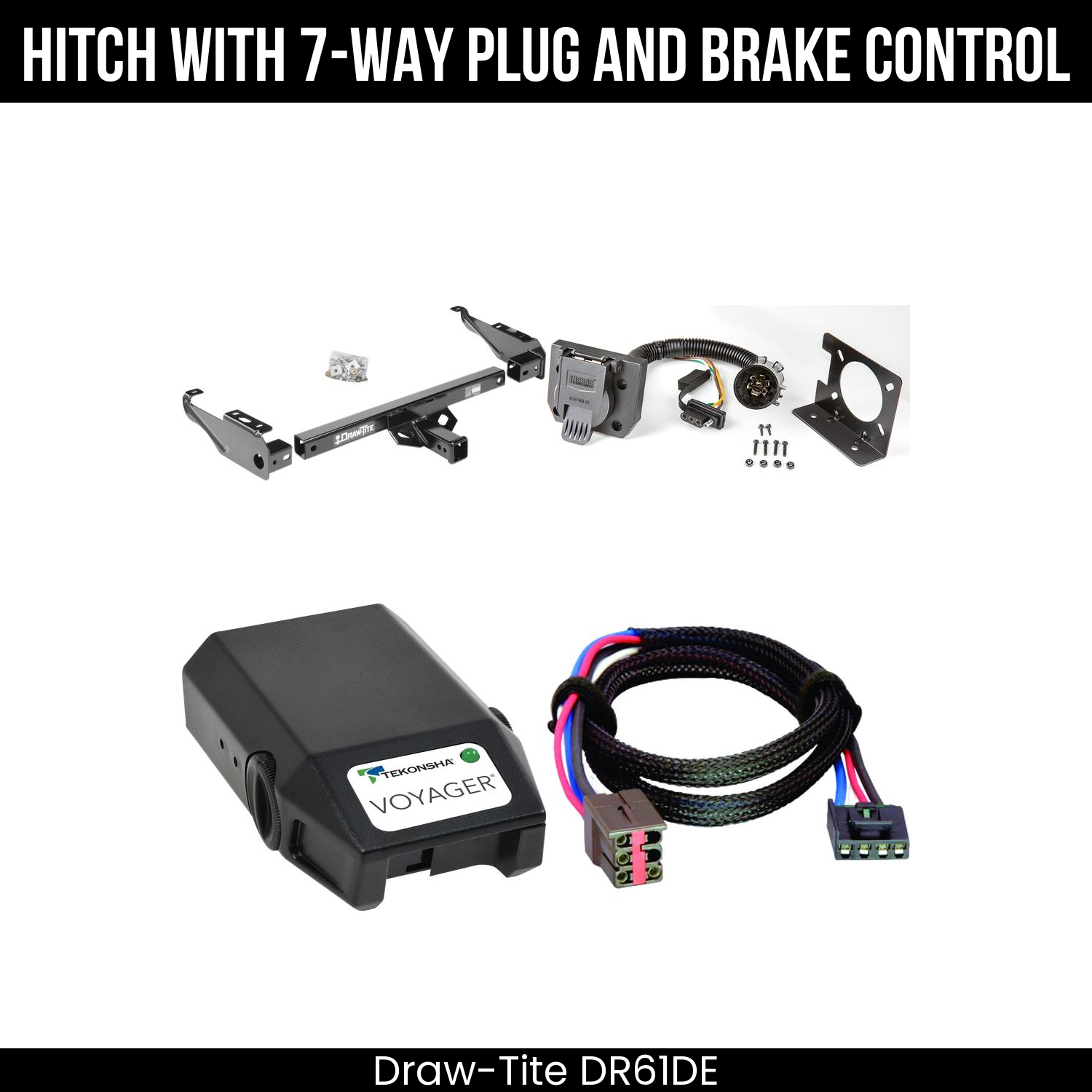Trailer Hitch , 7-Way , Tekonsha Voyager Brake Control