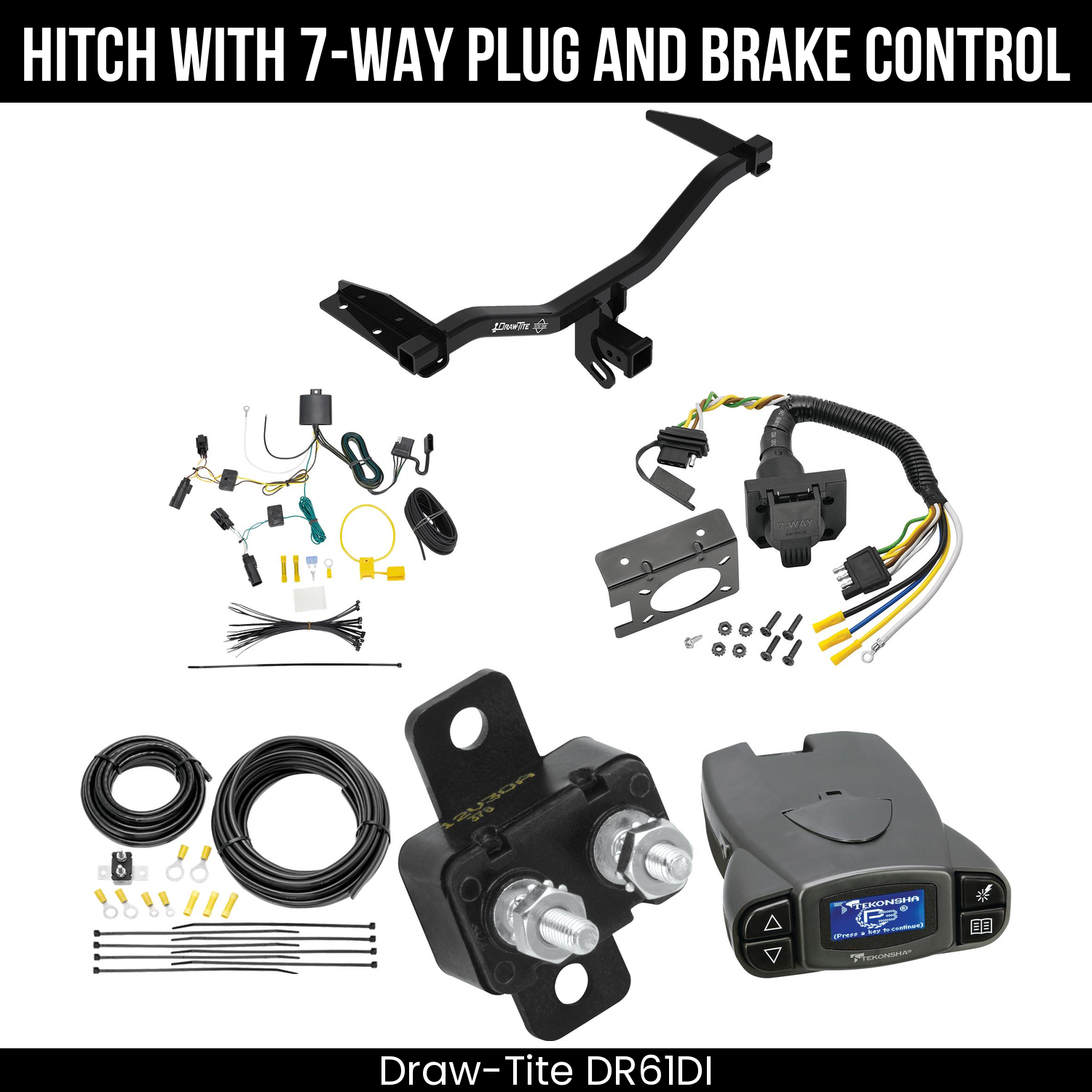 Trailer Hitch , 7-Way , Tekonsha Prodigy P3 Brake Control