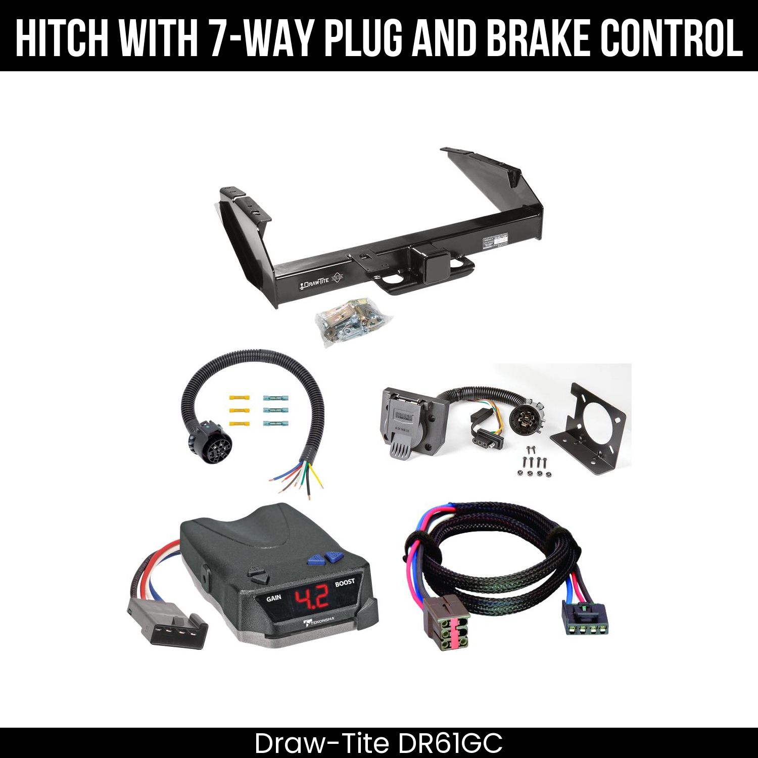 Trailer Hitch , 7-Way , Tekonsha Brake EVN Control
