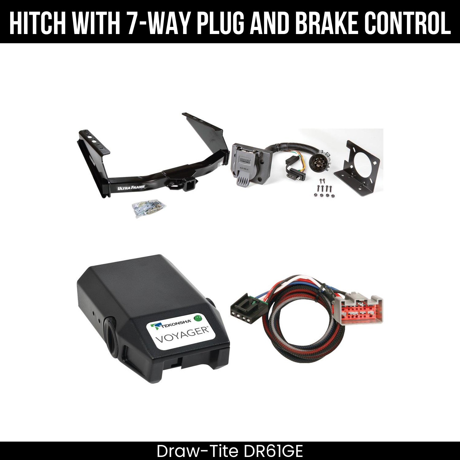 Trailer Hitch , 7-Way , Tekonsha Voyager Brake Control
