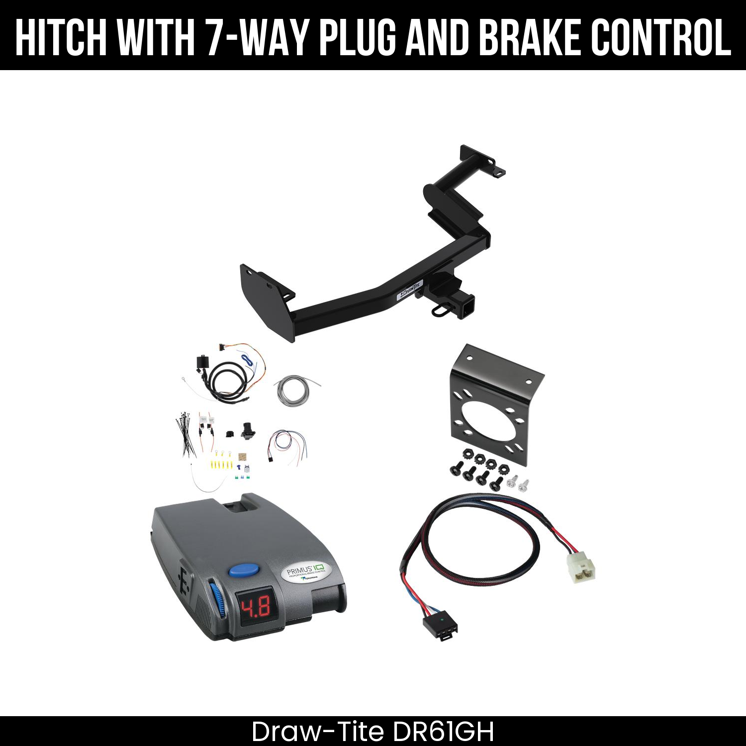 Trailer Hitch , 7-Way , Tekonsha Primus IQ Brake Control
