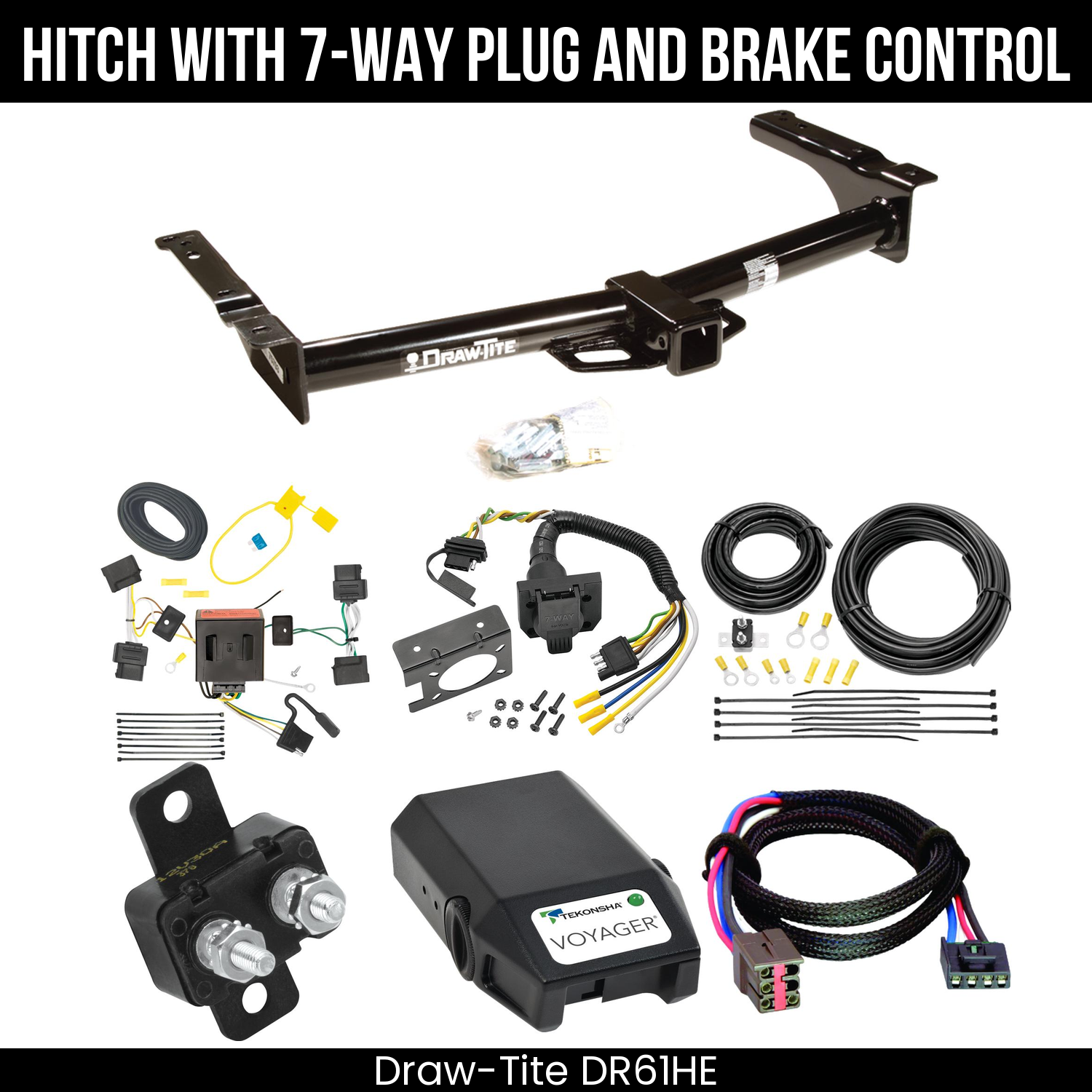 Trailer Hitch , 7-Way , Tekonsha Voyager Brake Control
