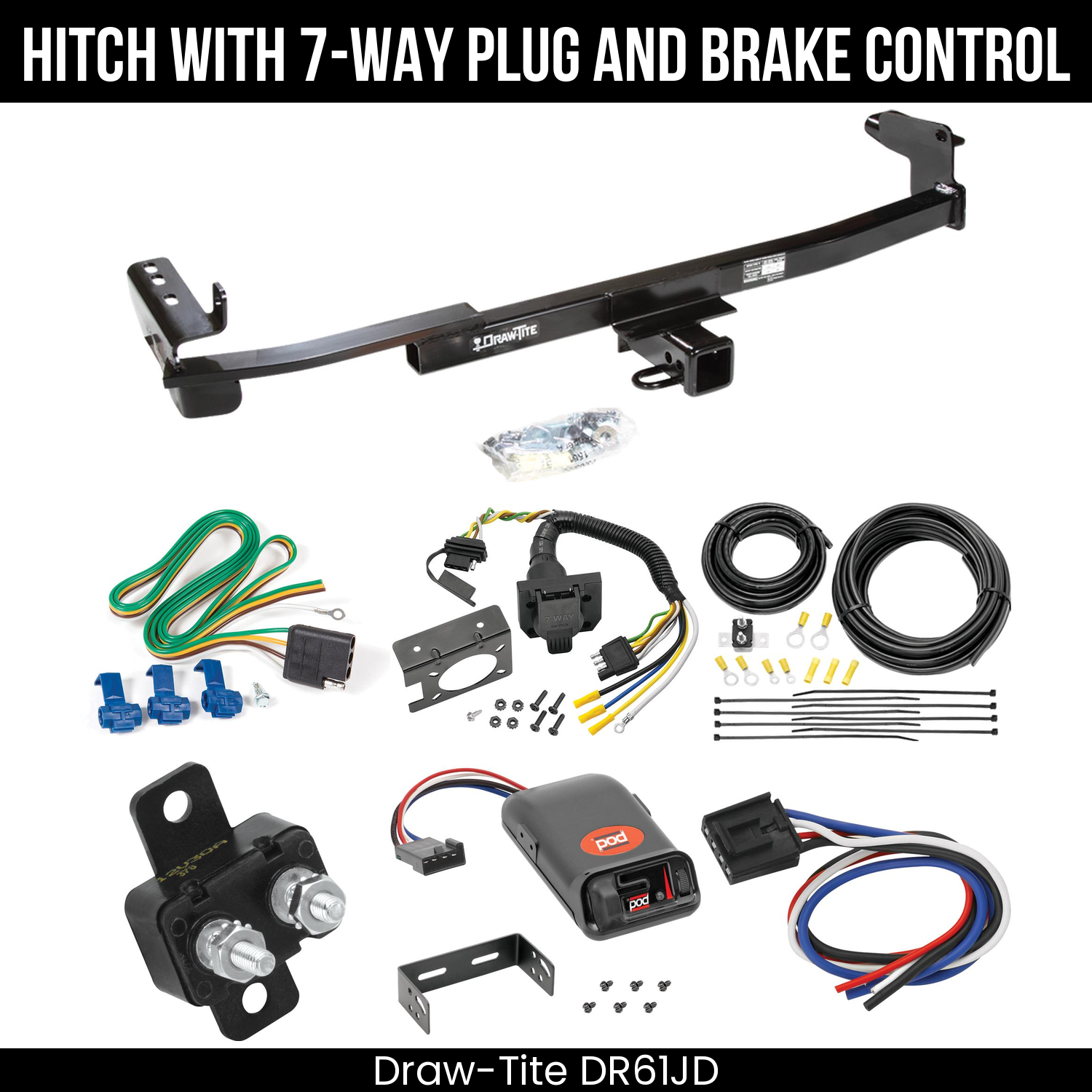 Trailer Hitch , 7-Way , Pro Series POD Brake Control