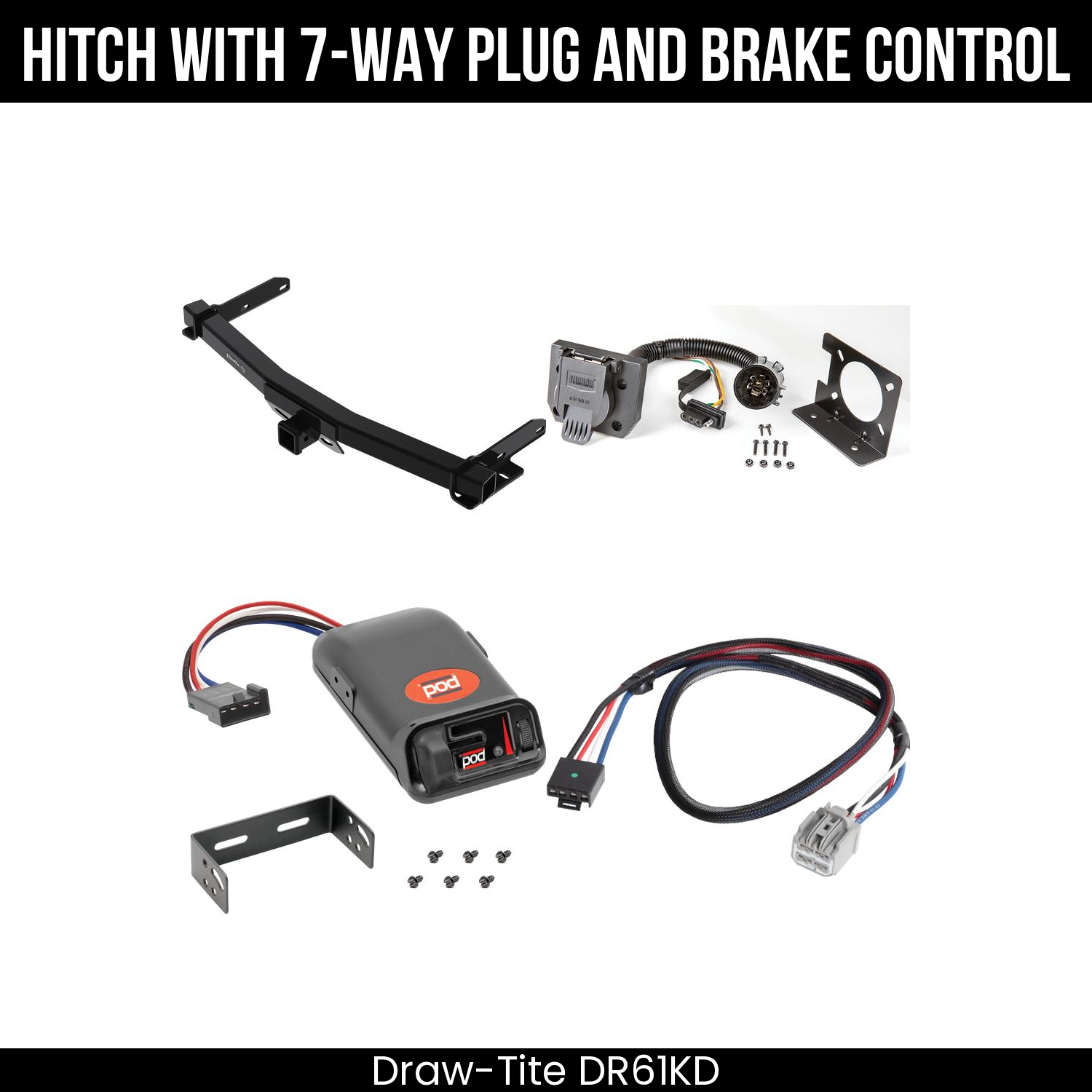 Trailer Hitch , 7-Way , Pro Series POD Brake Control