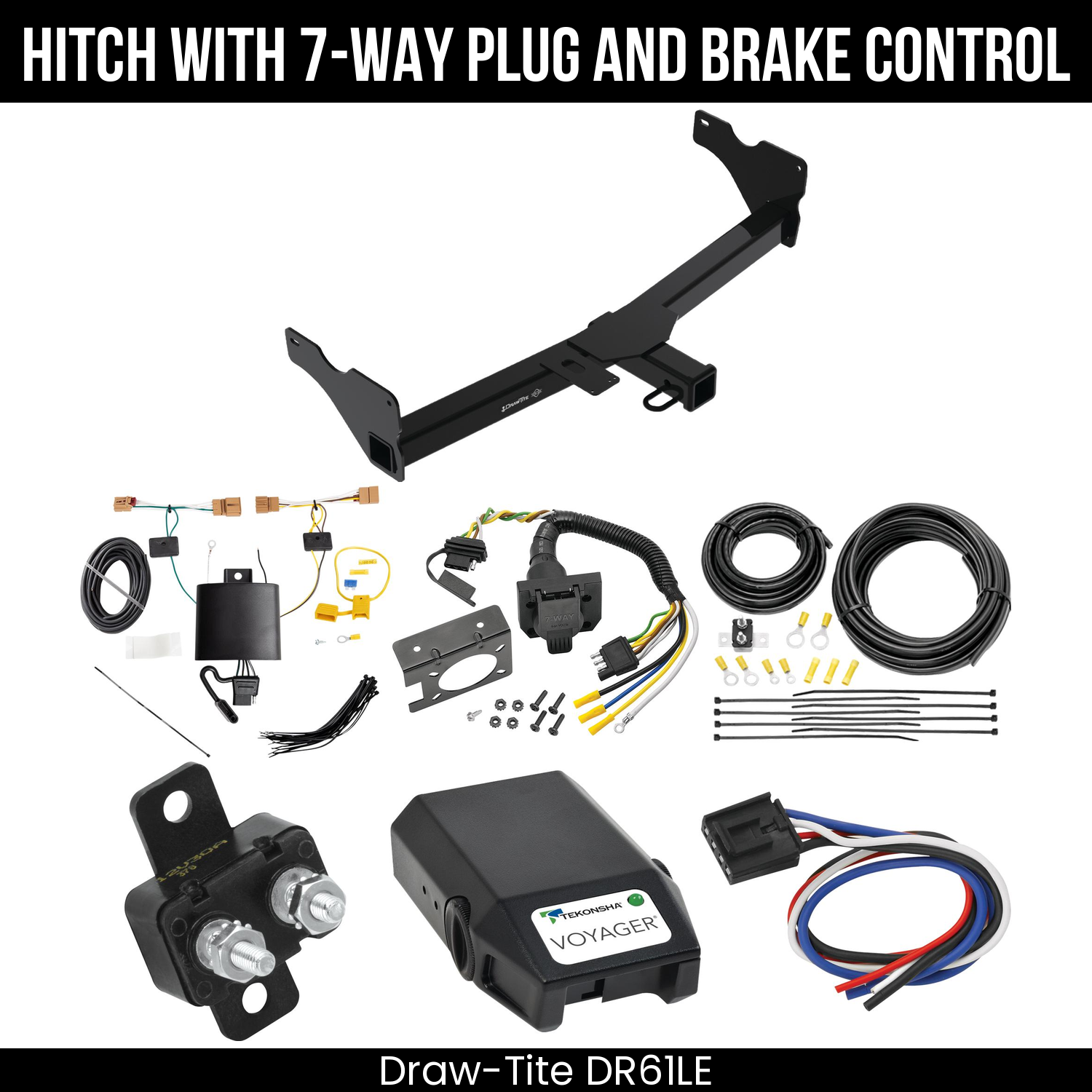 Trailer Hitch , 7-Way , Tekonsha Voyager Brake Control