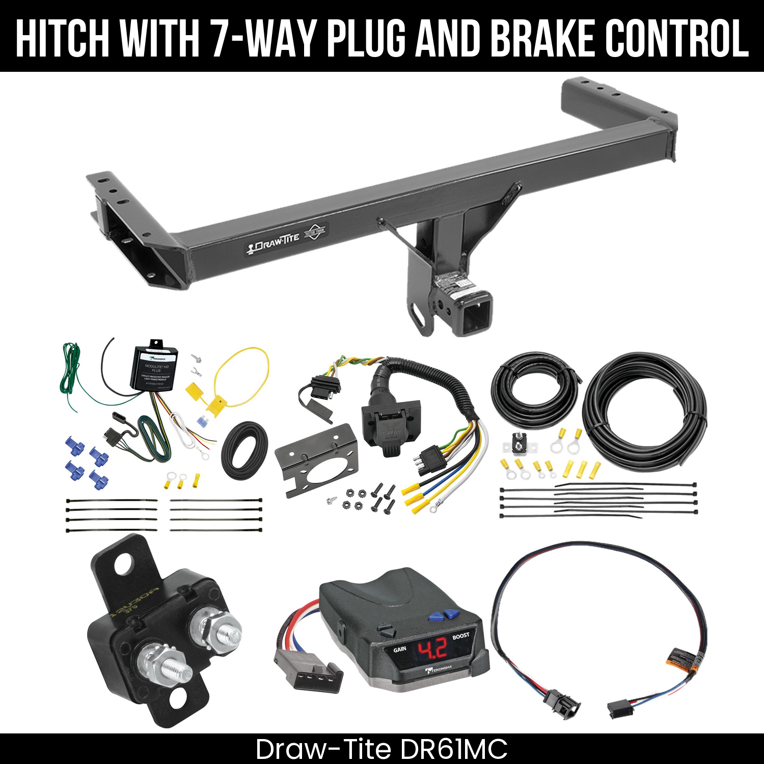 Trailer Hitch , 7-Way , Tekonsha Brake EVN Control