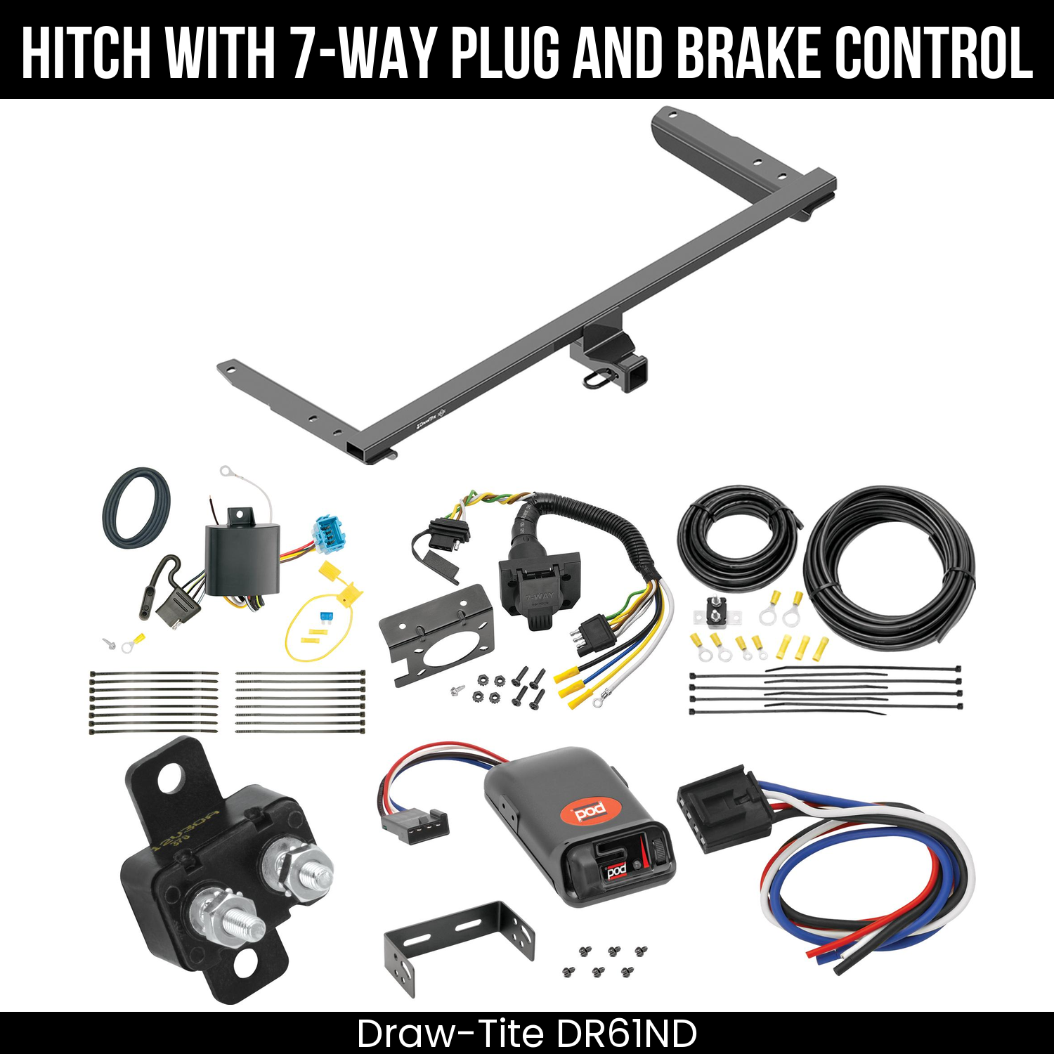 Trailer Hitch , 7-Way , Pro Series POD Brake Control