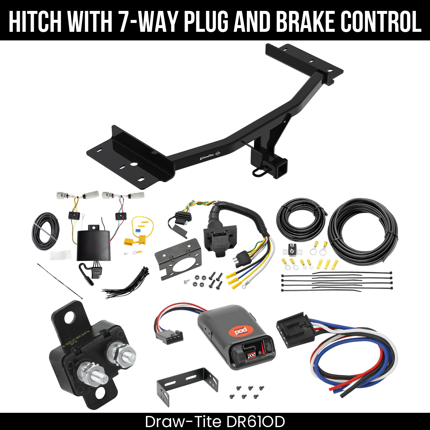 Trailer Hitch , 7-Way , Pro Series POD Brake Control