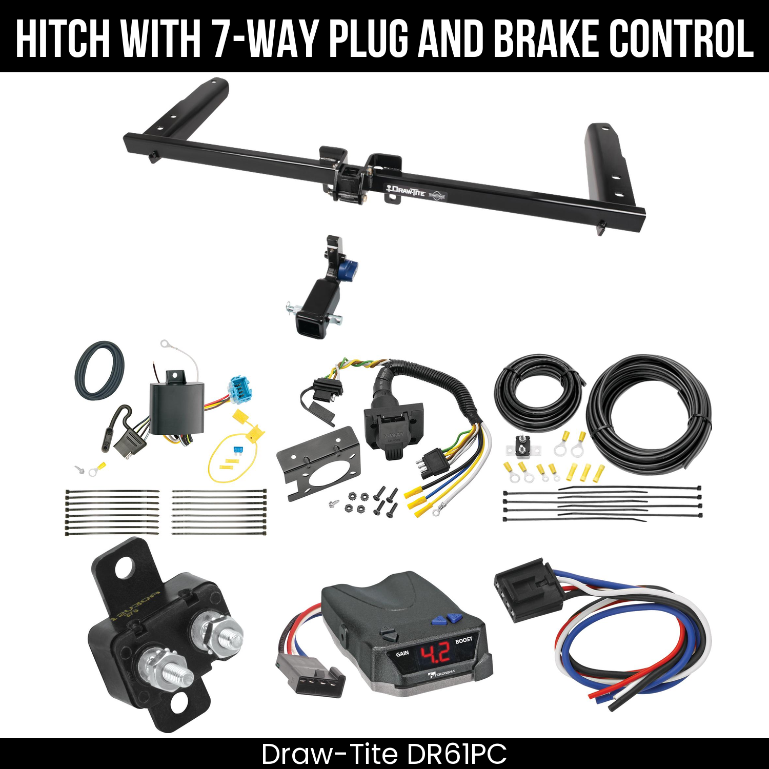 Trailer Hitch , 7-Way , Tekonsha Brake EVN Control