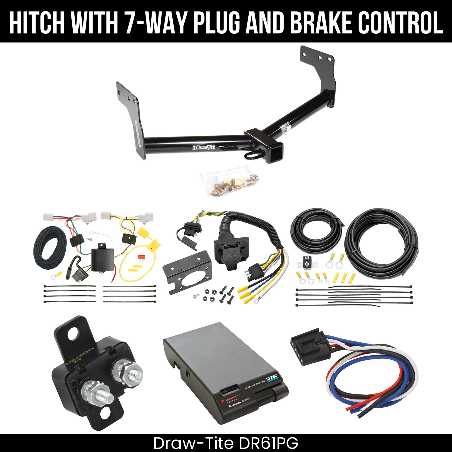 Trailer Hitch , 7-Way , Reese Brakeman Brake Control