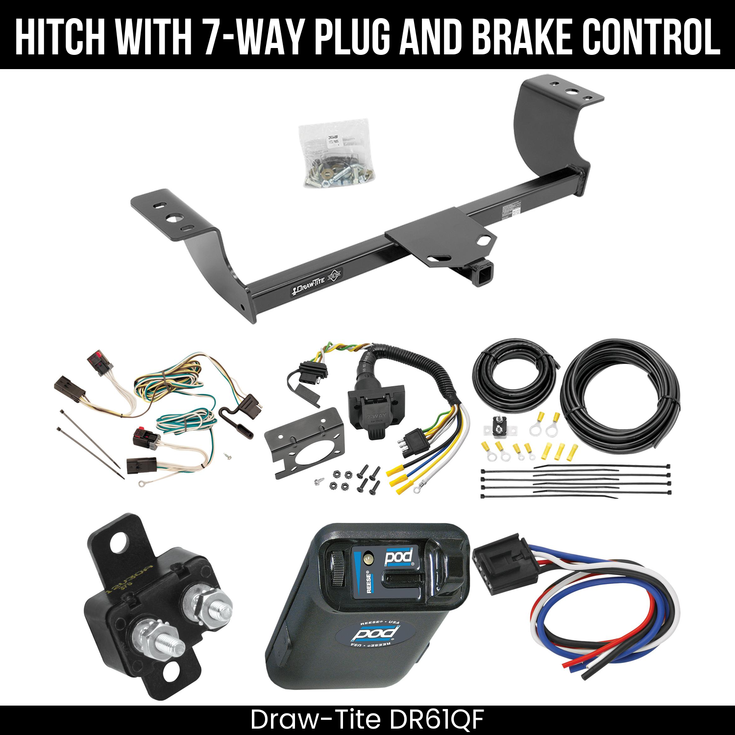 Trailer Hitch , 7-Way , Reese POD Brake Control