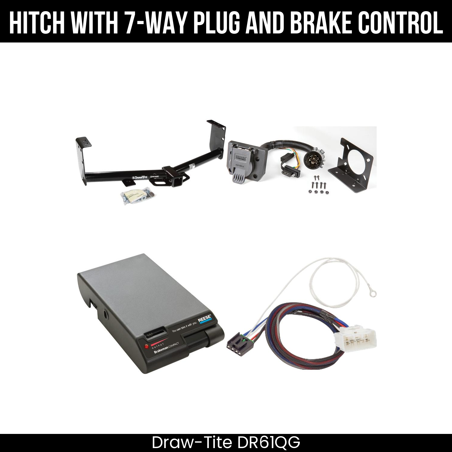 Trailer Hitch , 7-Way , Reese Brakeman Brake Control