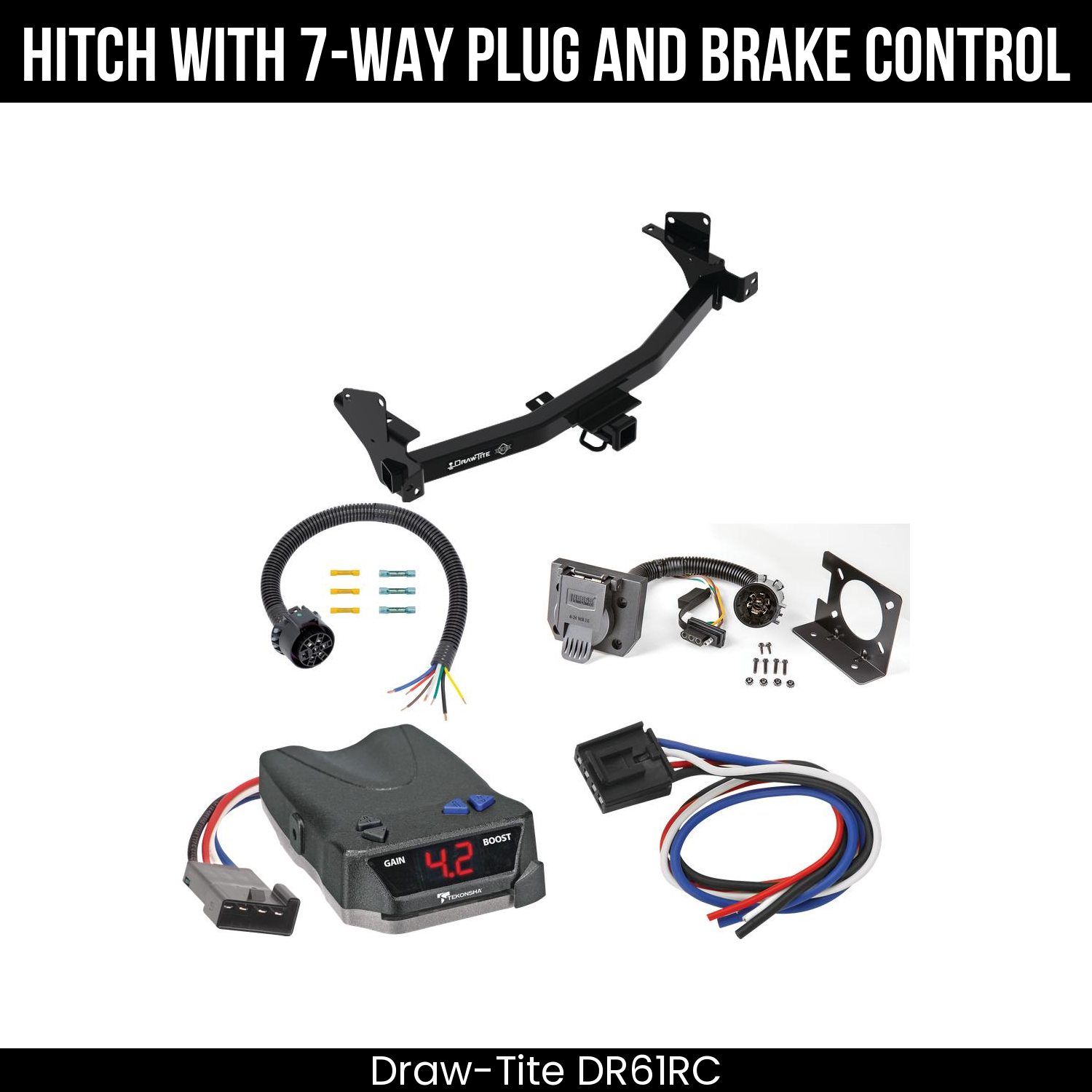 Trailer Hitch , 7-Way , Tekonsha Brake EVN Control