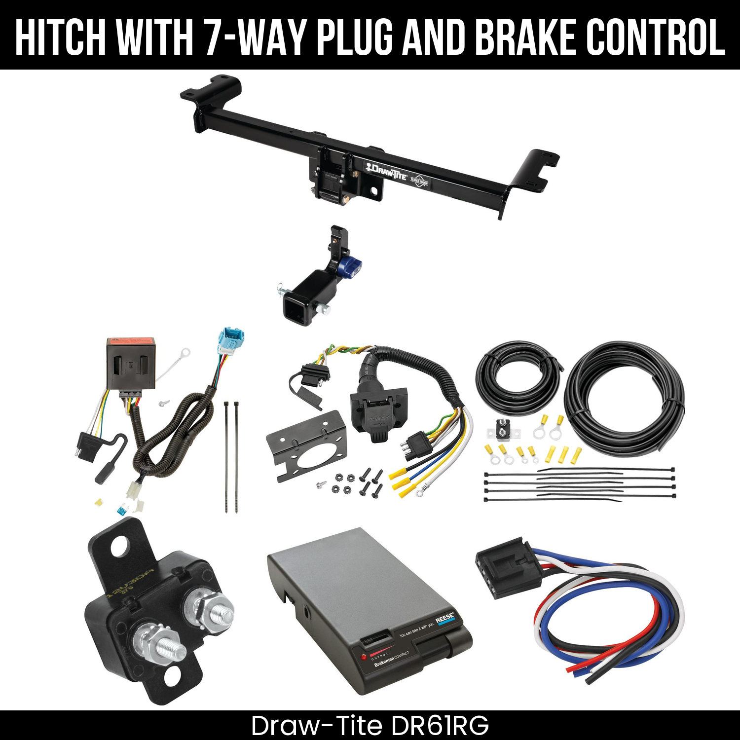 Trailer Hitch , 7-Way , Reese Brakeman Brake Control