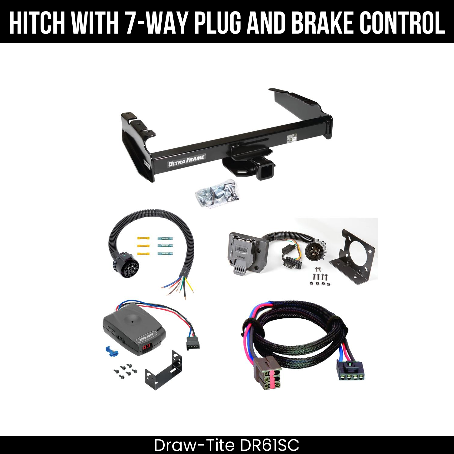 Trailer Hitch , 7-Way , Pro Series Pilot Brake Control